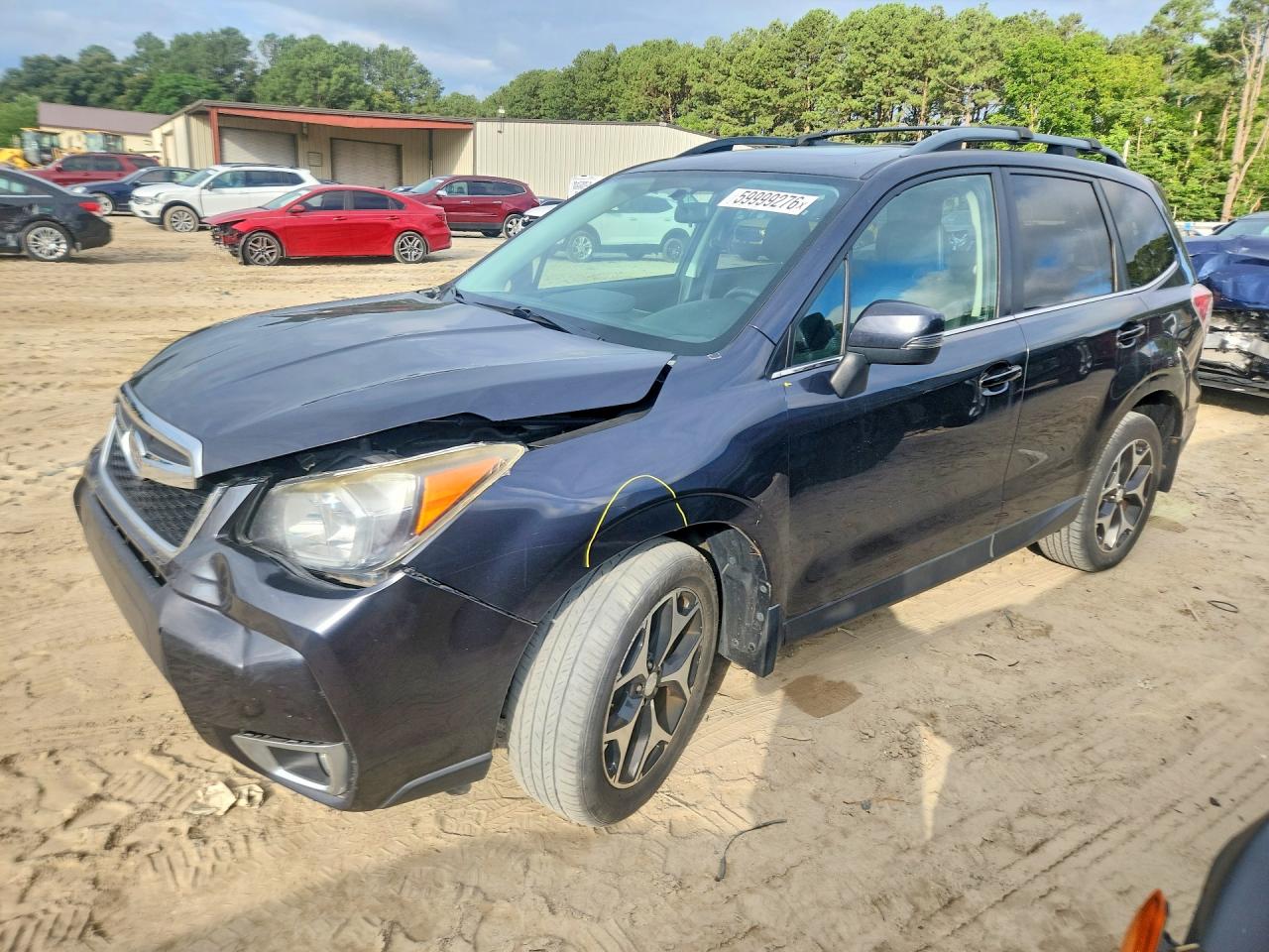 2014 Subaru Forester 2.0xt Touring Black vin: JF2SJGMC0EH445884