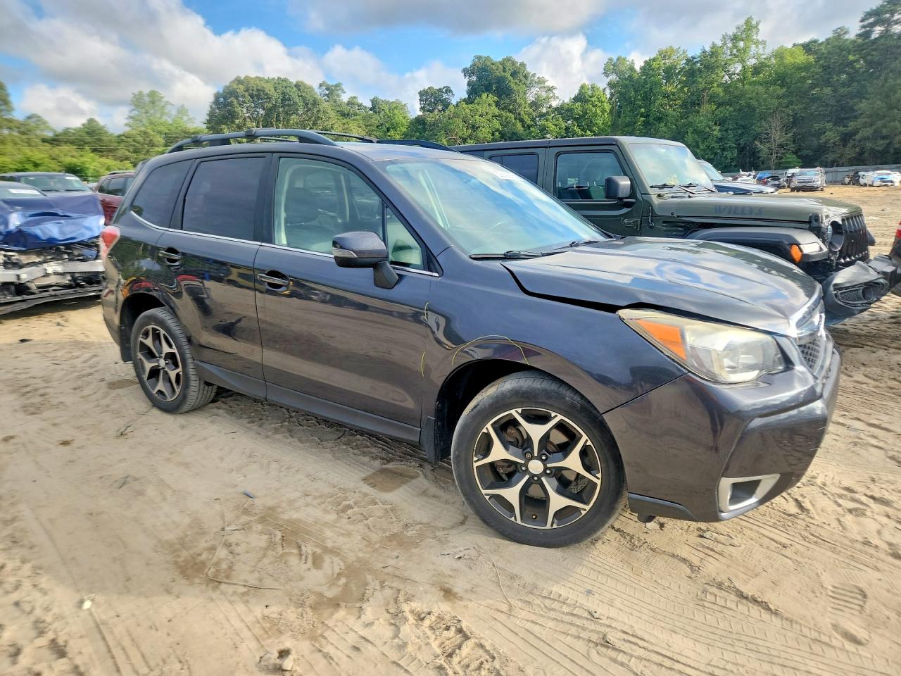 2014 Subaru Forester 2.0xt Touring Черный vin: JF2SJGMC0EH445884