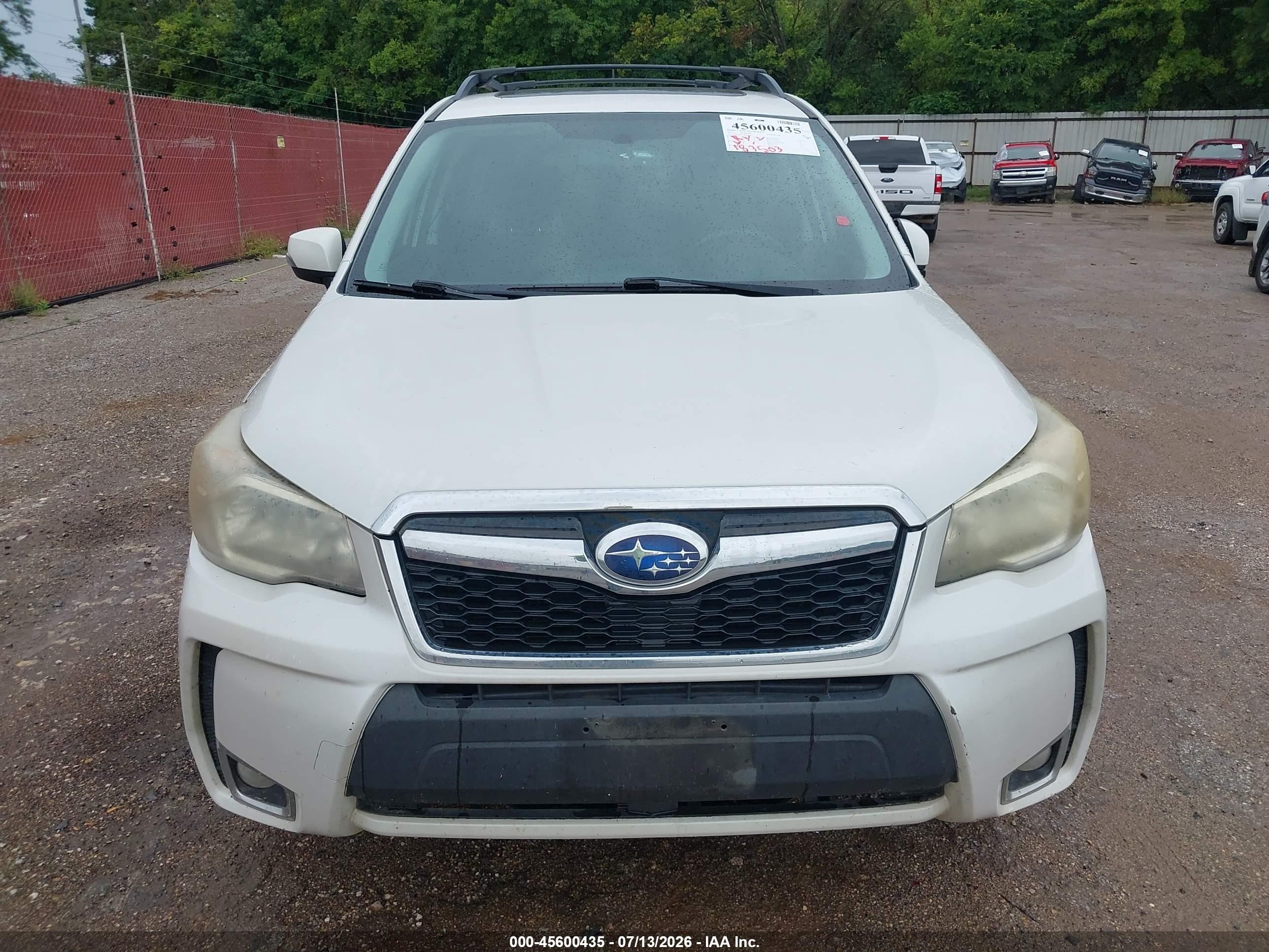 2014 Subaru Forester 2.0xt Touring White vin: JF2SJGMC2EH467062