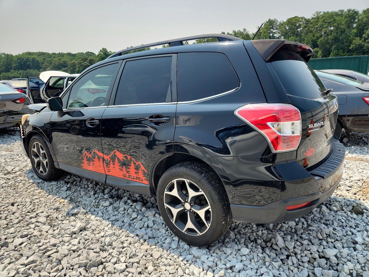 2014 Subaru Forester 2.0xt Touring Black vin: JF2SJGMC2EH478157