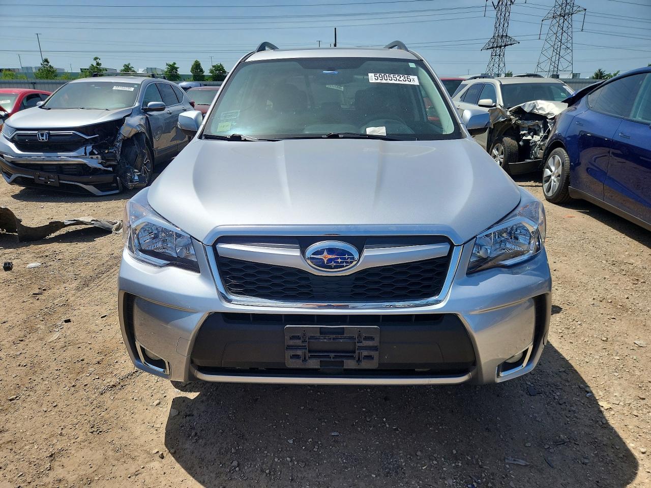 2014 Subaru Forester 2.0xt Touring Серебряный vin: JF2SJGMC2EH527602