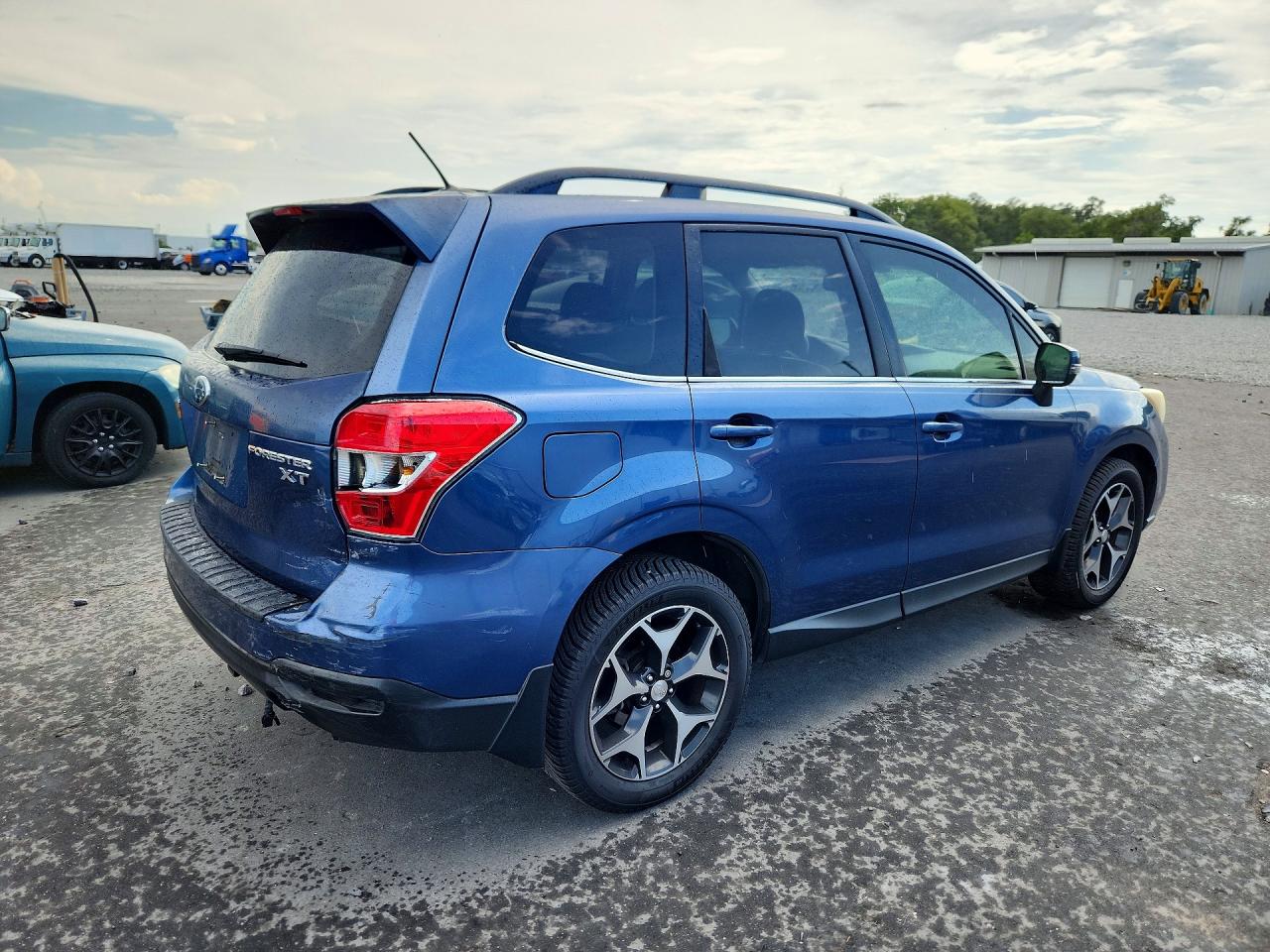 2014 Subaru Forester 2.0xt Touring Blue vin: JF2SJGMC3EH487885