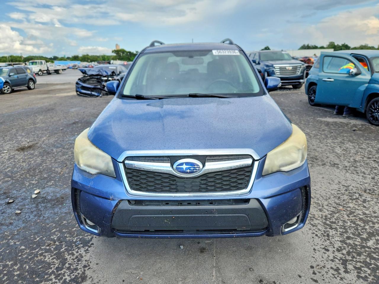 2014 Subaru Forester 2.0xt Touring Blue vin: JF2SJGMC3EH487885