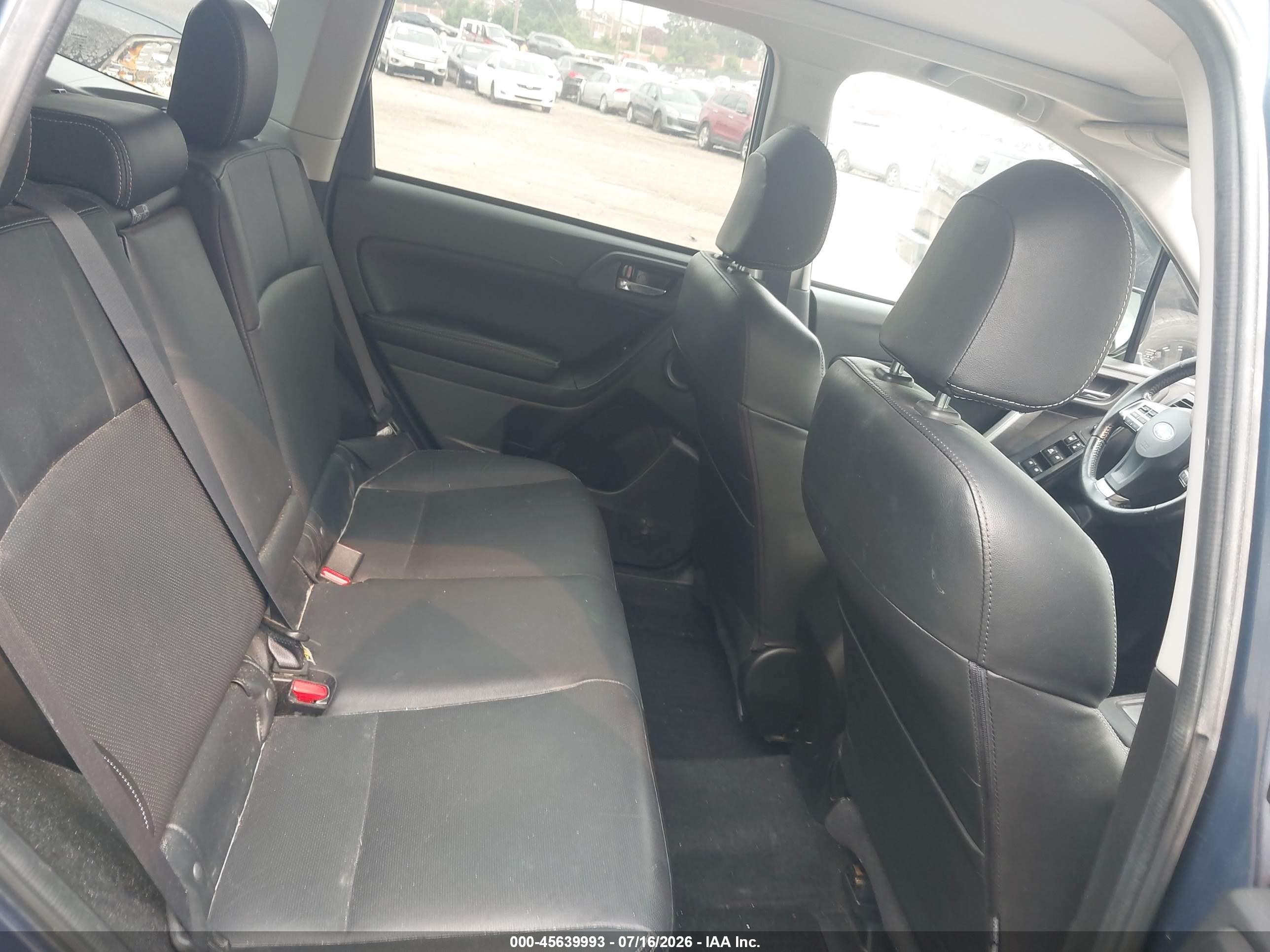 2014 Subaru Forester 2.0xt Touring Blue vin: JF2SJGMC3EH522280
