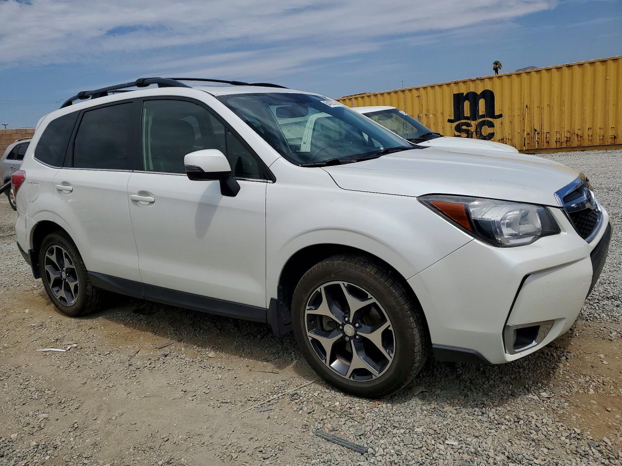 2014 Subaru Forester 2.0xt Touring White vin: JF2SJGMC4EH510378