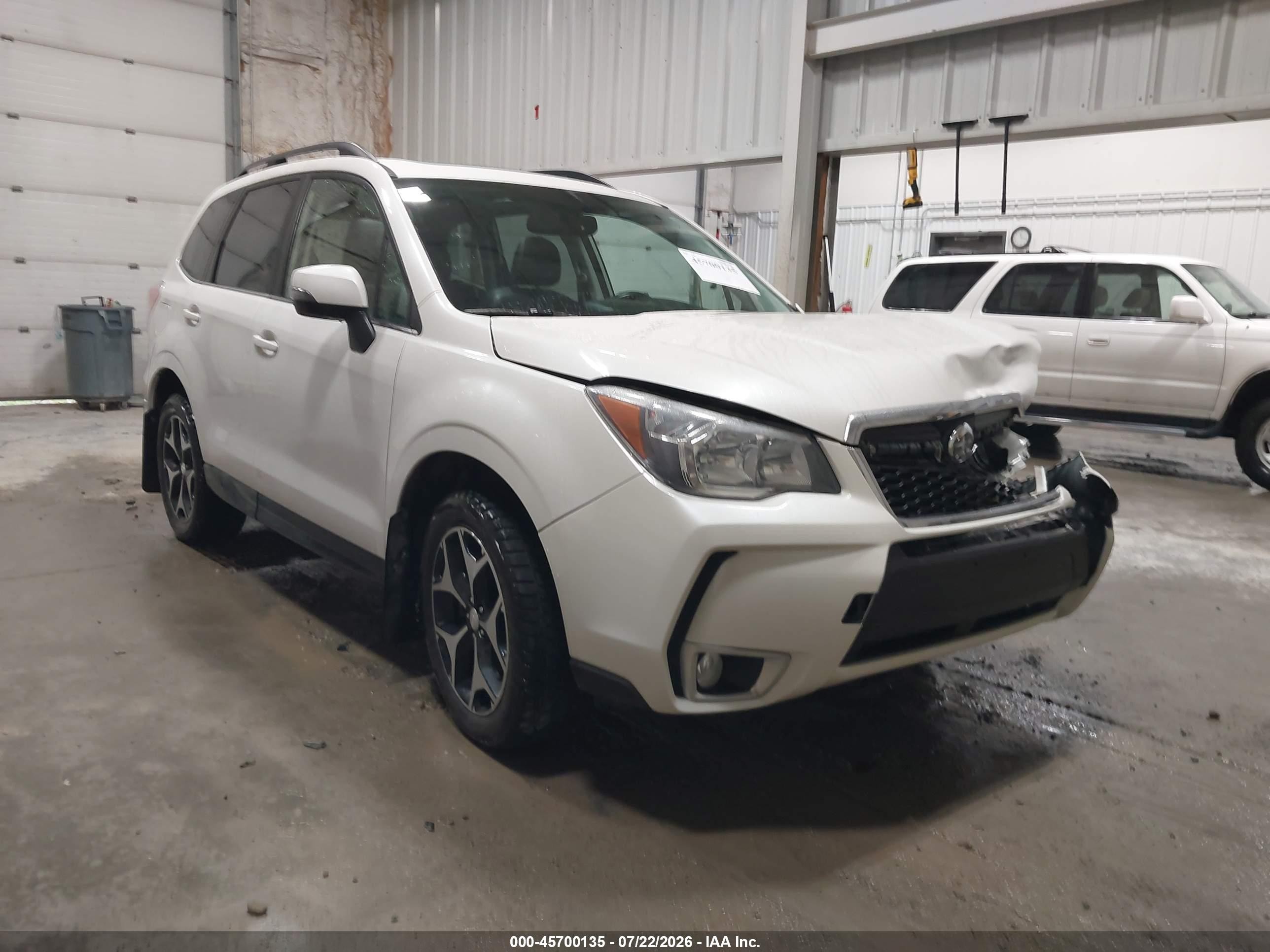 2014 Subaru Forester 2.0xt Touring Белый vin: JF2SJGMC5EH449333