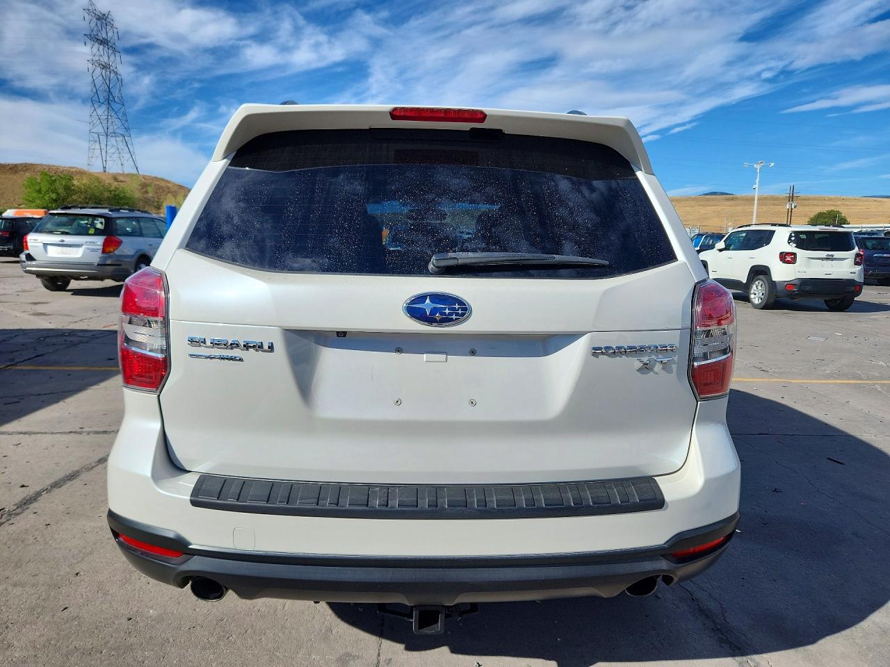 2014 Subaru Forester 2.0xt Touring White vin: JF2SJGMC5EH479187