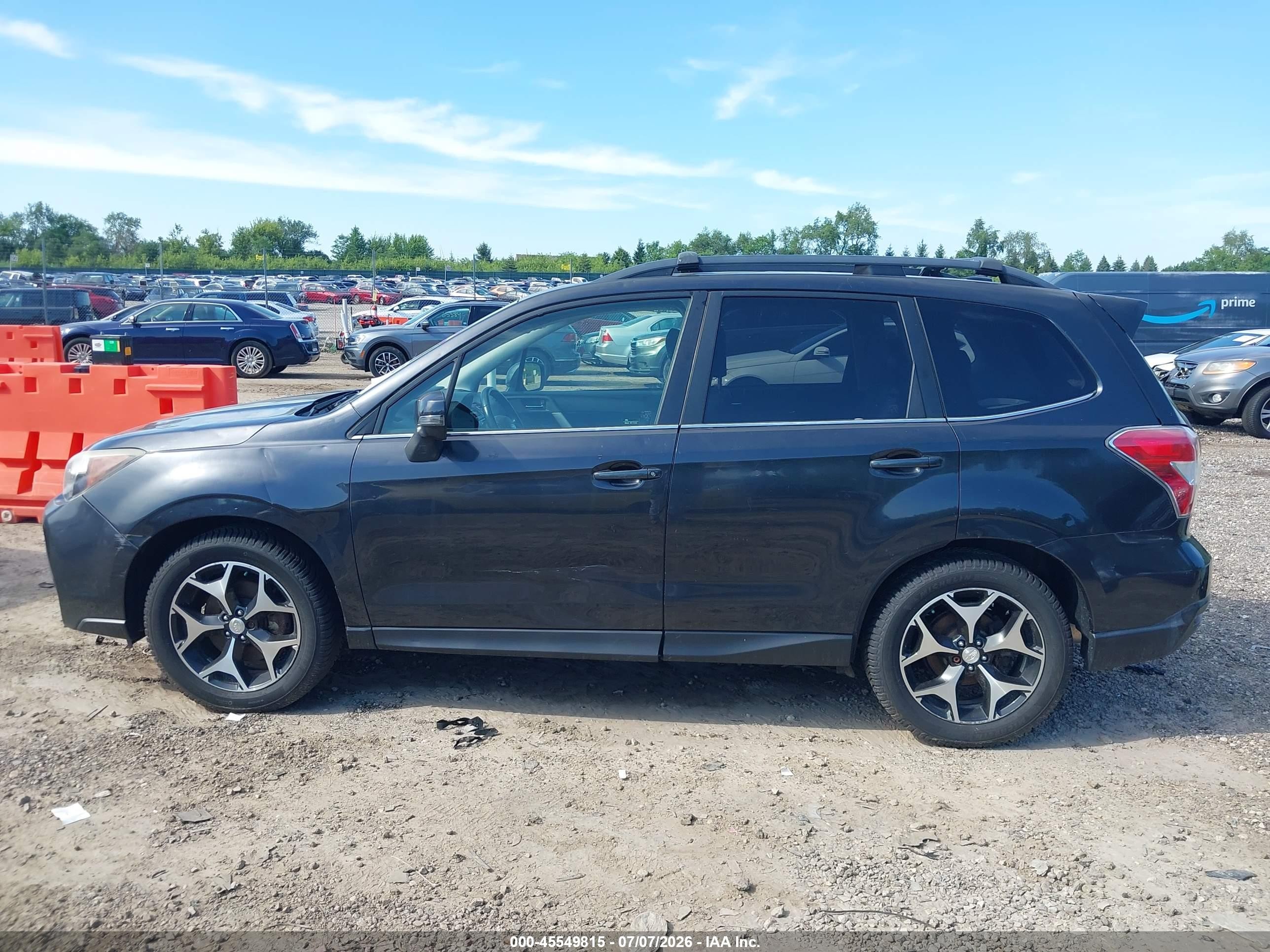 2014 Subaru Forester 2.0xt Touring Gray vin: JF2SJGMC6EH411867
