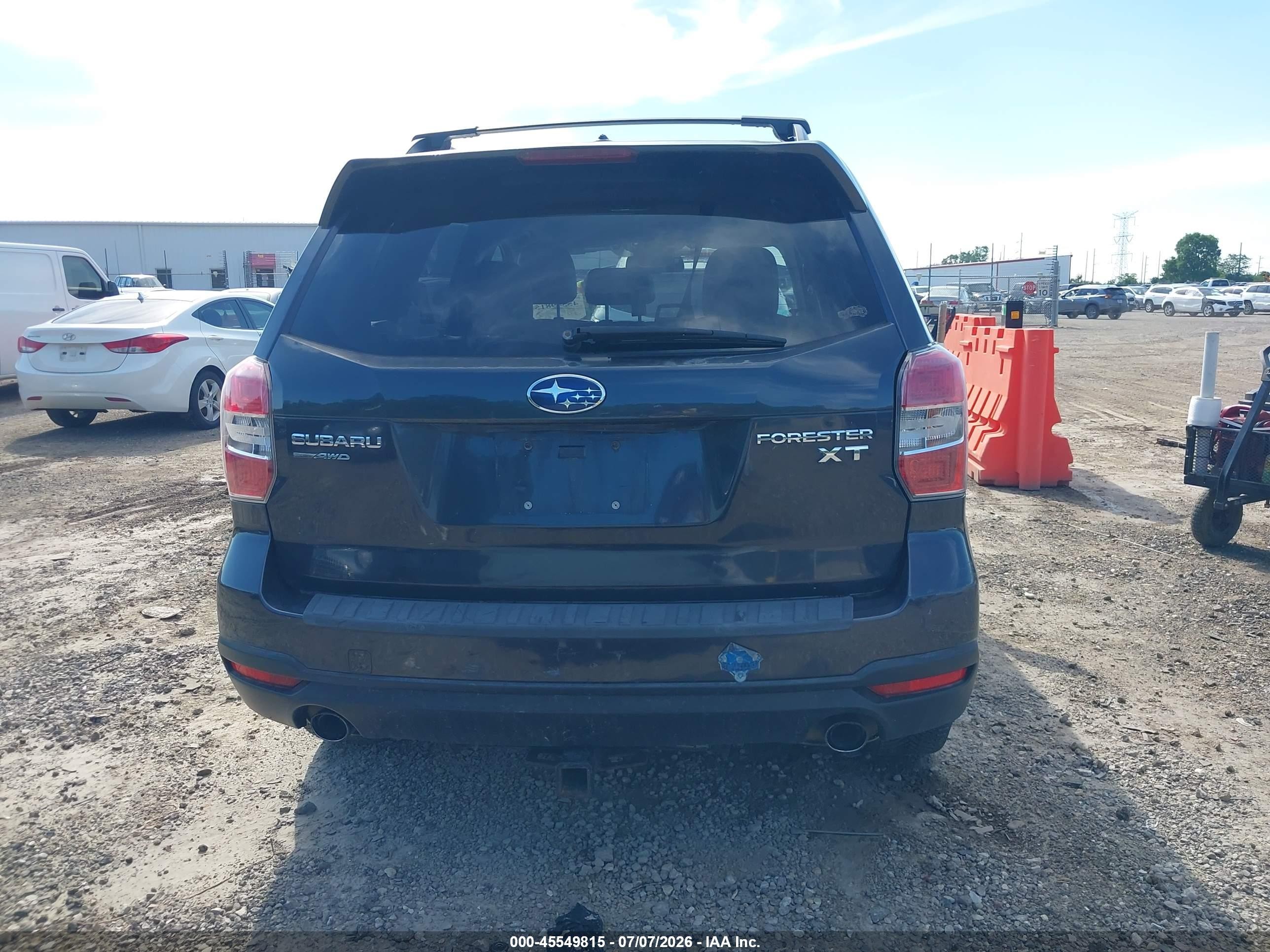 2014 Subaru Forester 2.0xt Touring Gray vin: JF2SJGMC6EH411867