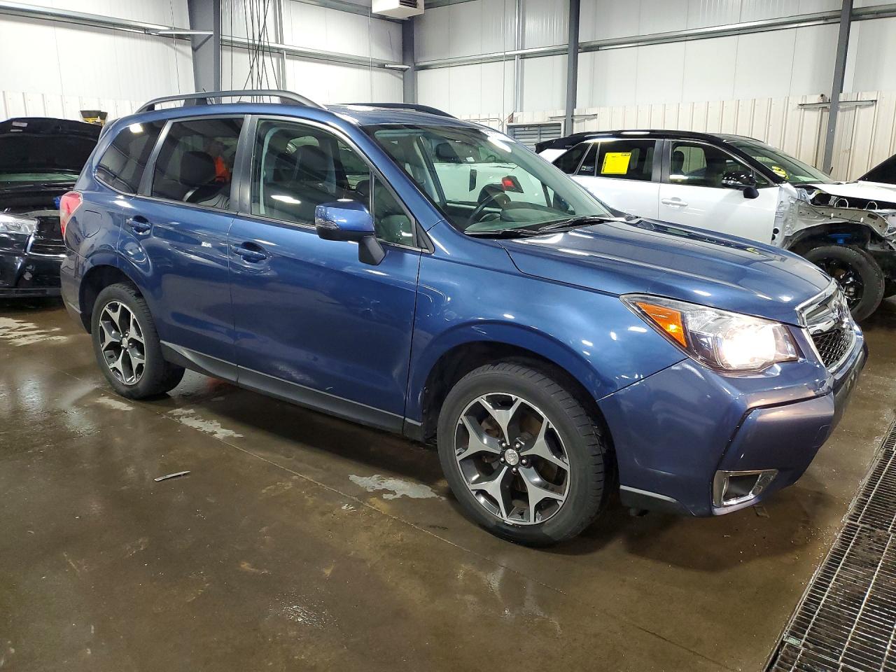 2014 Subaru Forester 2.0xt Touring Синий vin: JF2SJGMC7EH485556