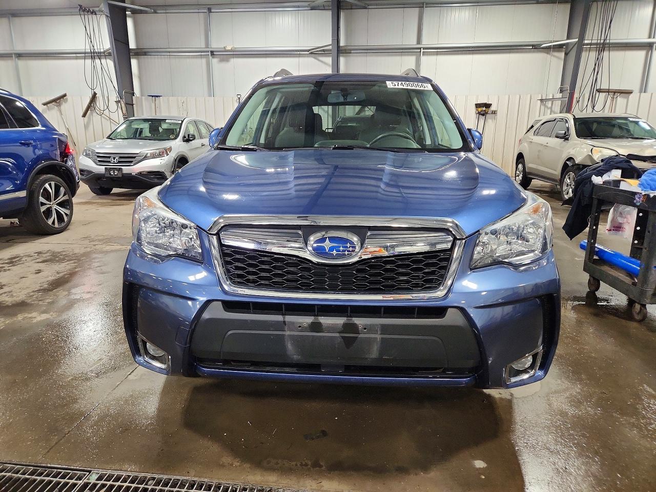 2014 Subaru Forester 2.0xt Touring Синий vin: JF2SJGMC7EH485556