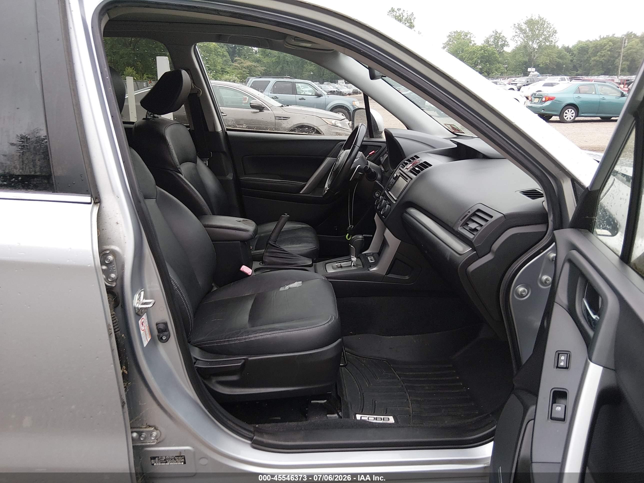 2014 Subaru Forester 2.0xt Touring Silver vin: JF2SJGMC7EH536487