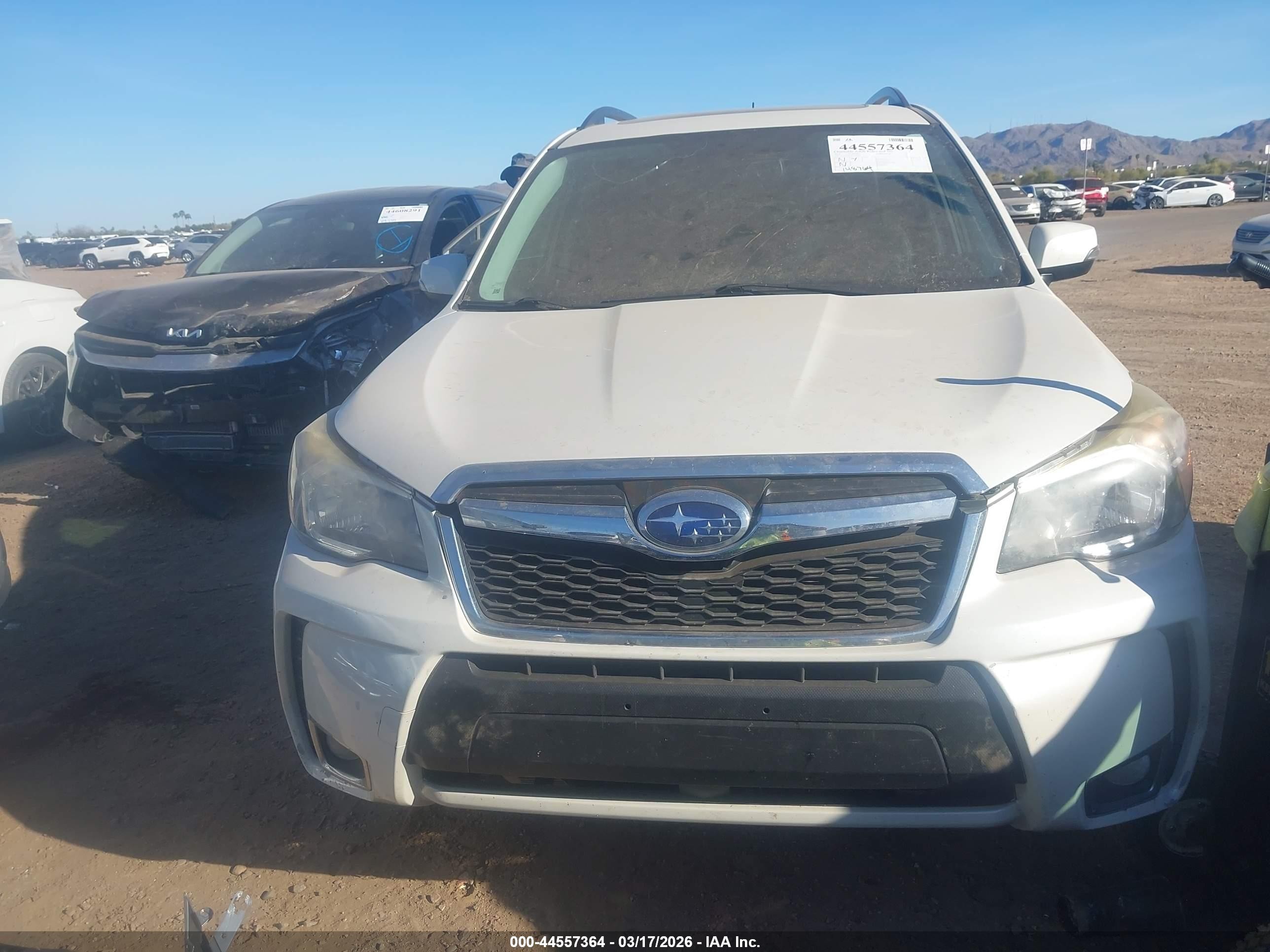 2014 Subaru Forester 2.0xt Touring White vin: JF2SJGMC9EH430154