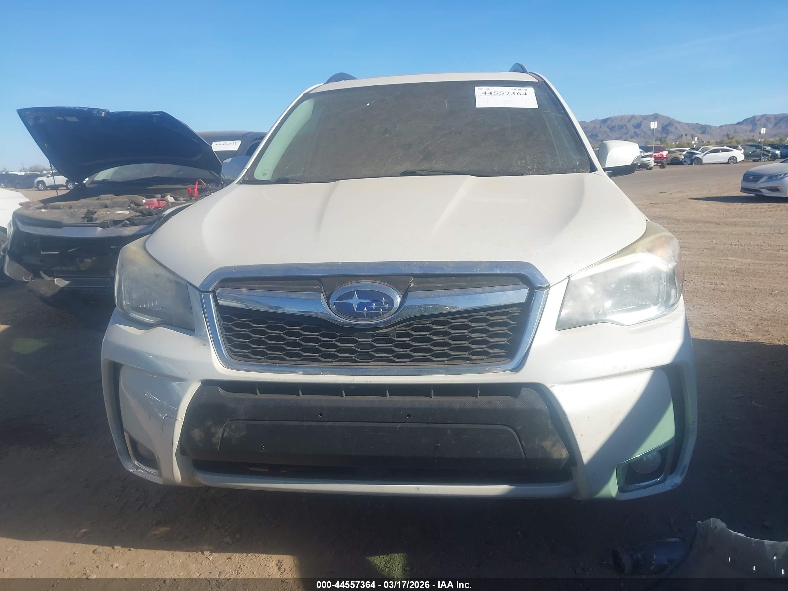 2014 Subaru Forester 2.0xt Touring White vin: JF2SJGMC9EH430154