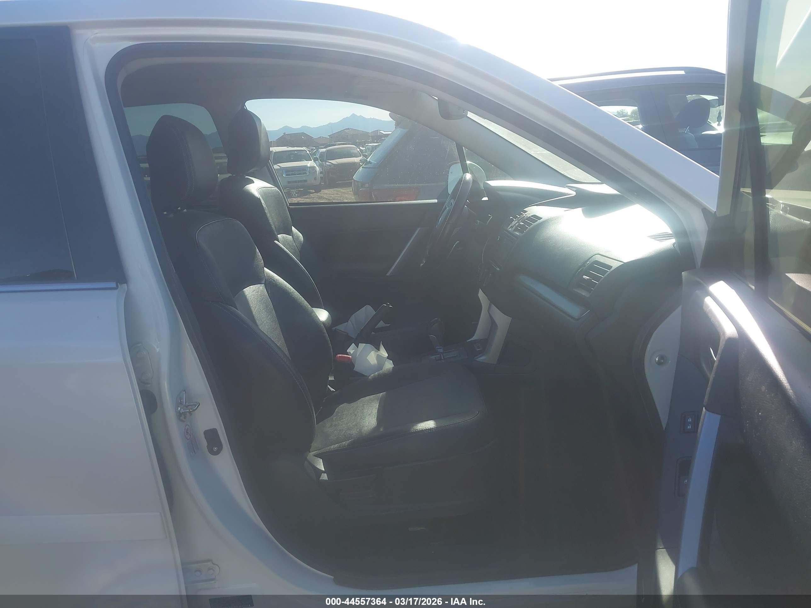 2014 Subaru Forester 2.0xt Touring White vin: JF2SJGMC9EH430154