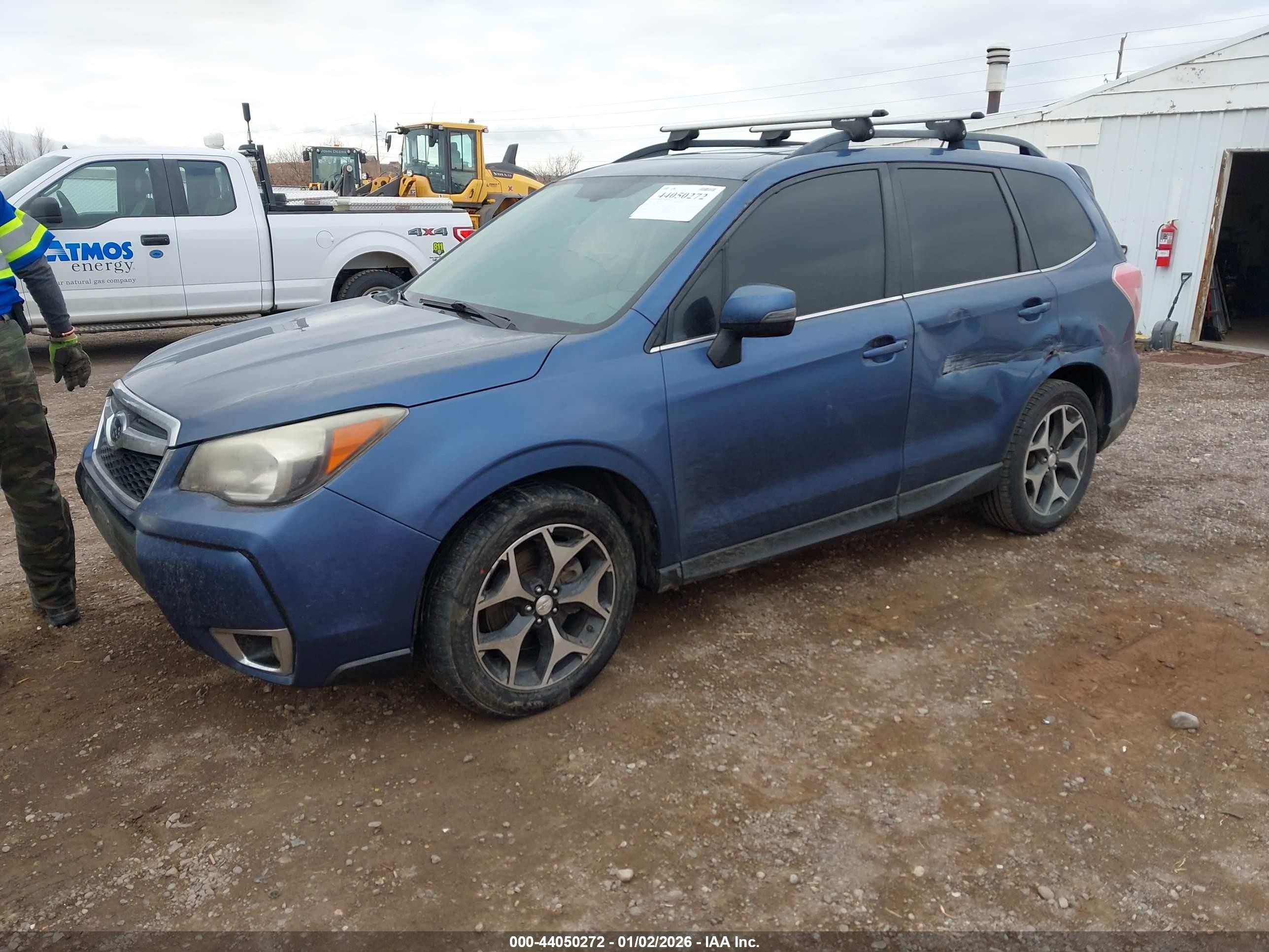 2014 Subaru Forester 2.0xt Touring Blue vin: JF2SJGMC9EH520632