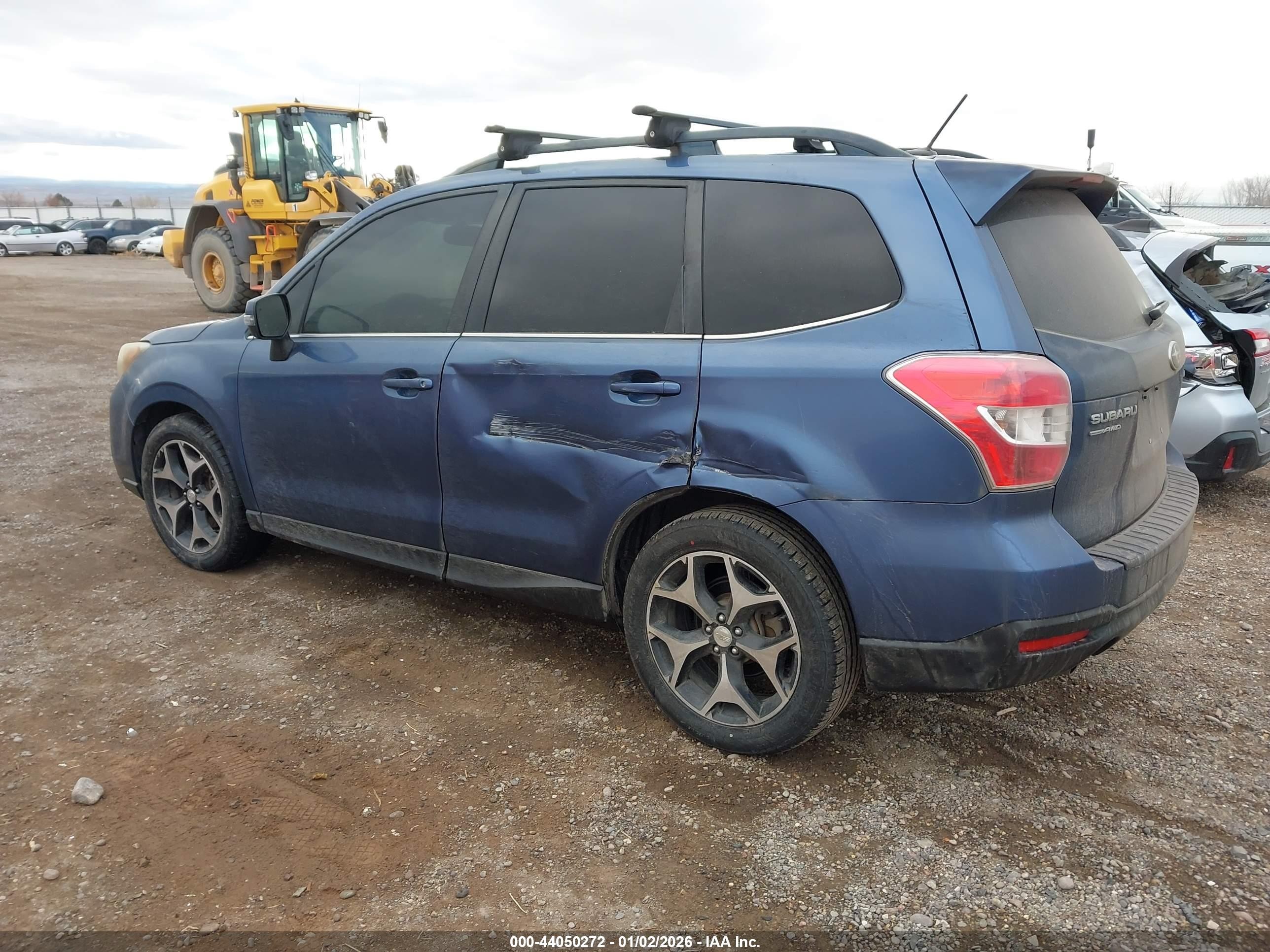 2014 Subaru Forester 2.0xt Touring Blue vin: JF2SJGMC9EH520632
