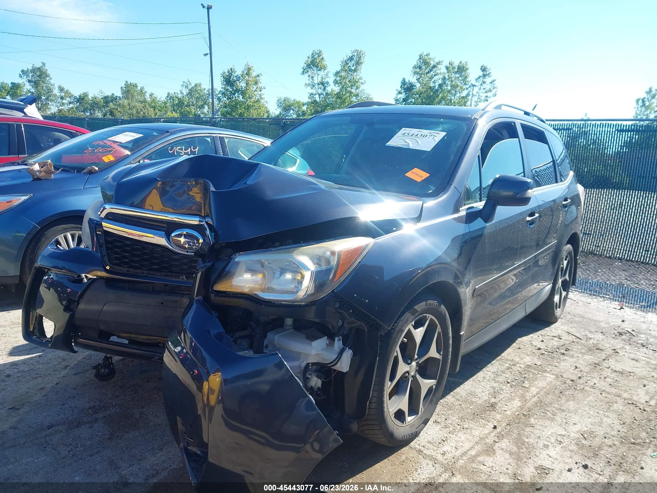 2014 Subaru Forester 2.0xt Touring Gray vin: JF2SJGMC9EH524762