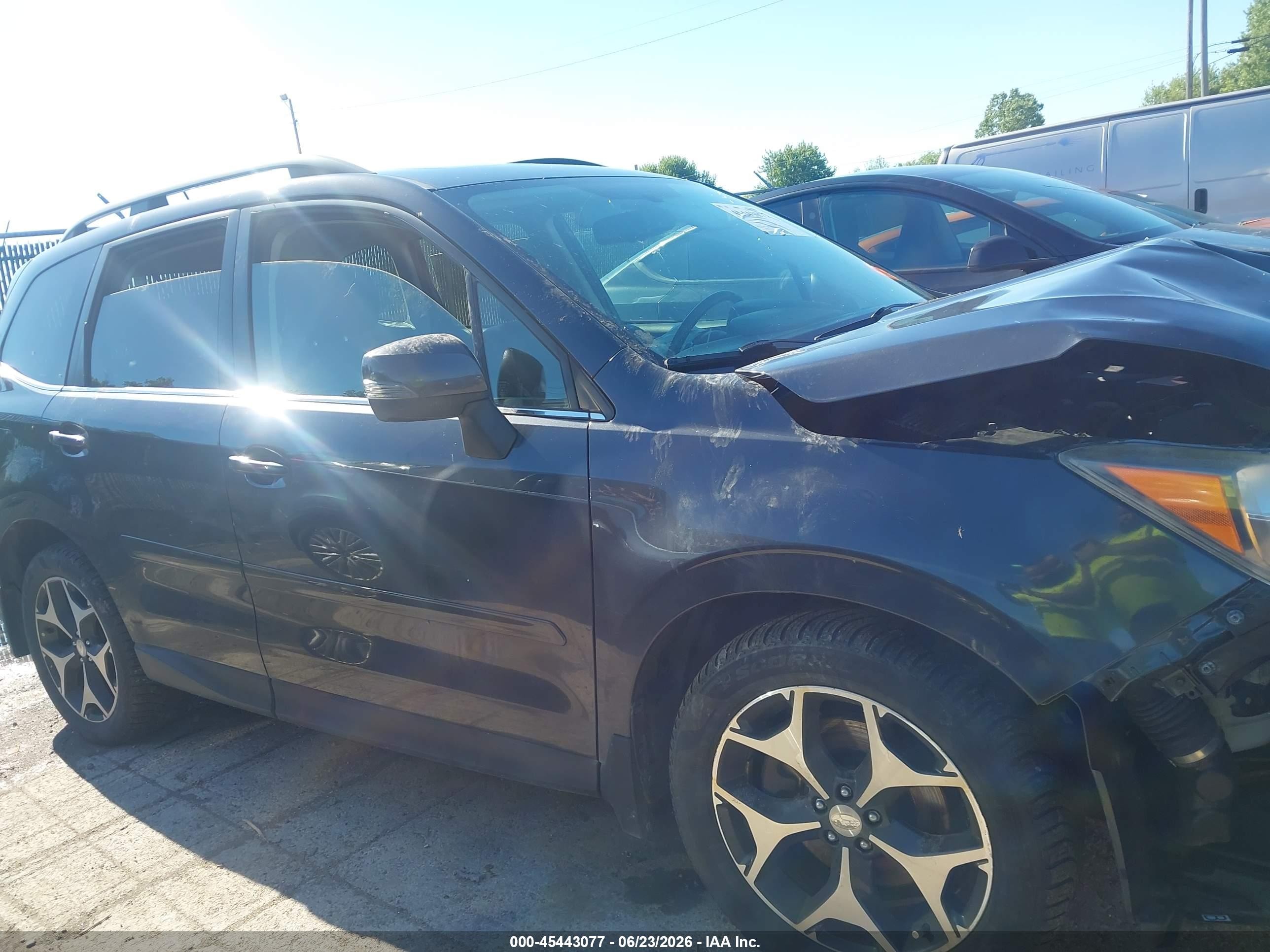 2014 Subaru Forester 2.0xt Touring Gray vin: JF2SJGMC9EH524762