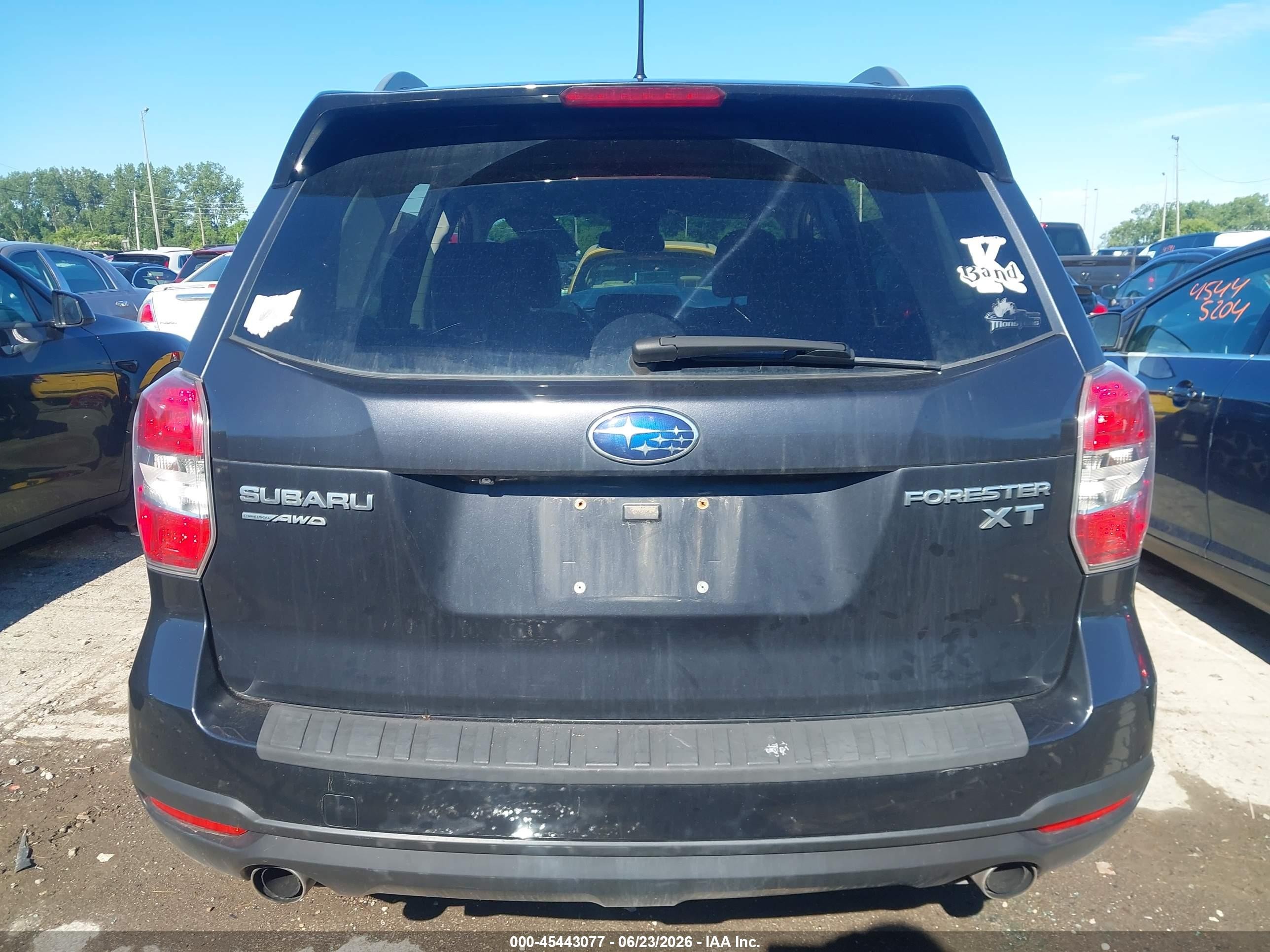2014 Subaru Forester 2.0xt Touring Gray vin: JF2SJGMC9EH524762