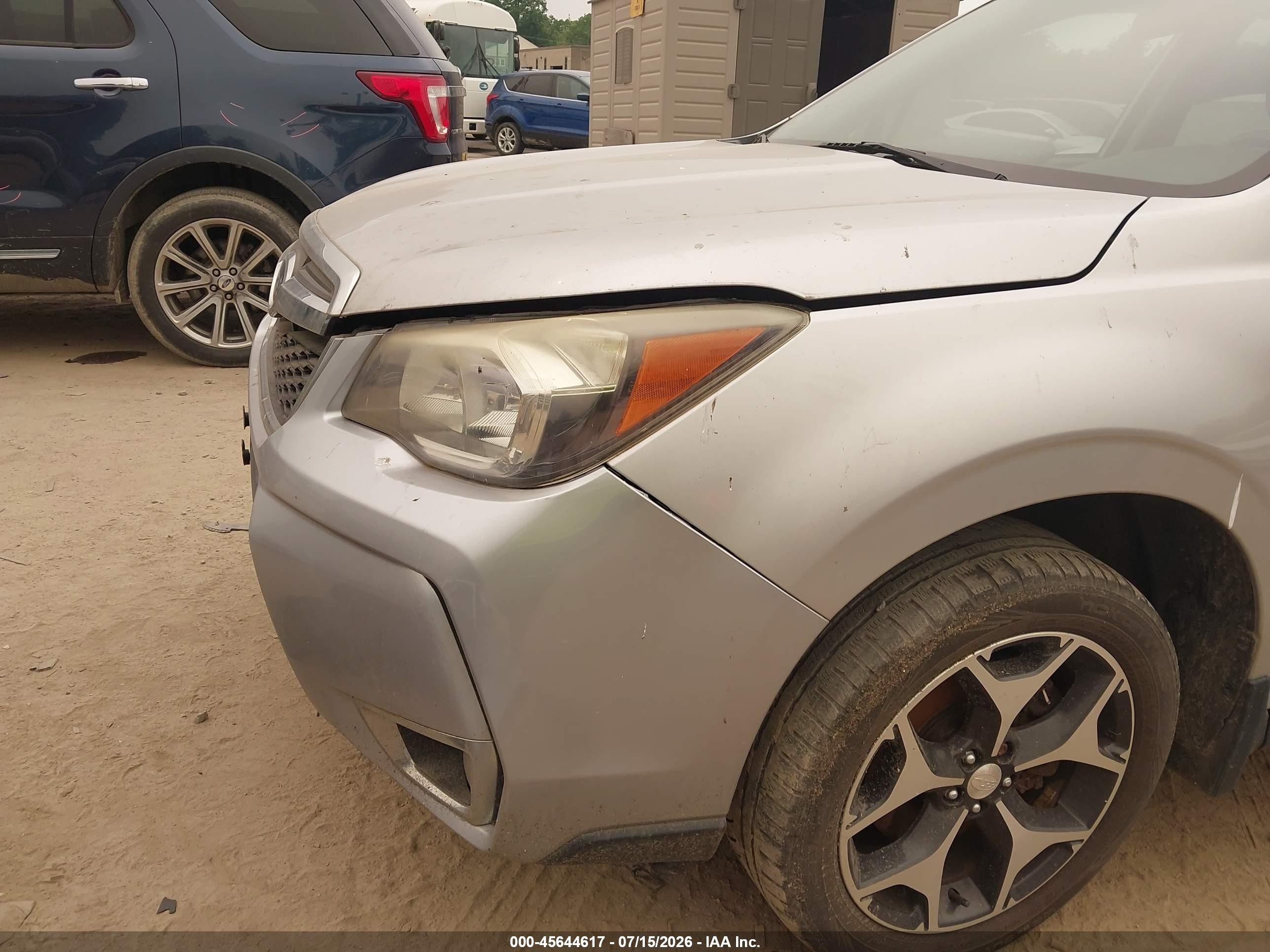 2014 Subaru Forester 2.0xt Touring Silver vin: JF2SJGMCXEH551985