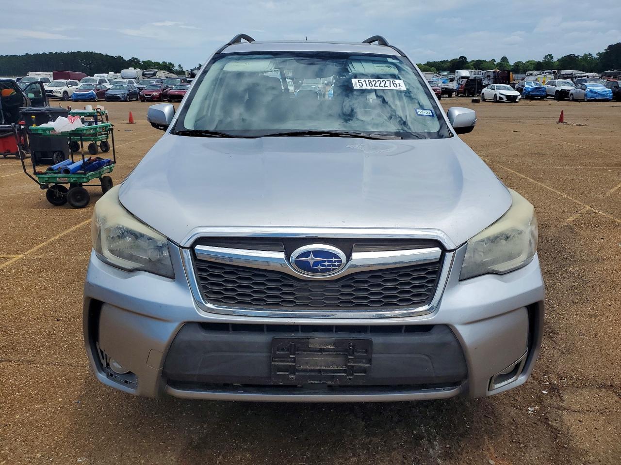 2014 Subaru Forester 2.0xt Touring Gray vin: JF2SJGPC1EH527537