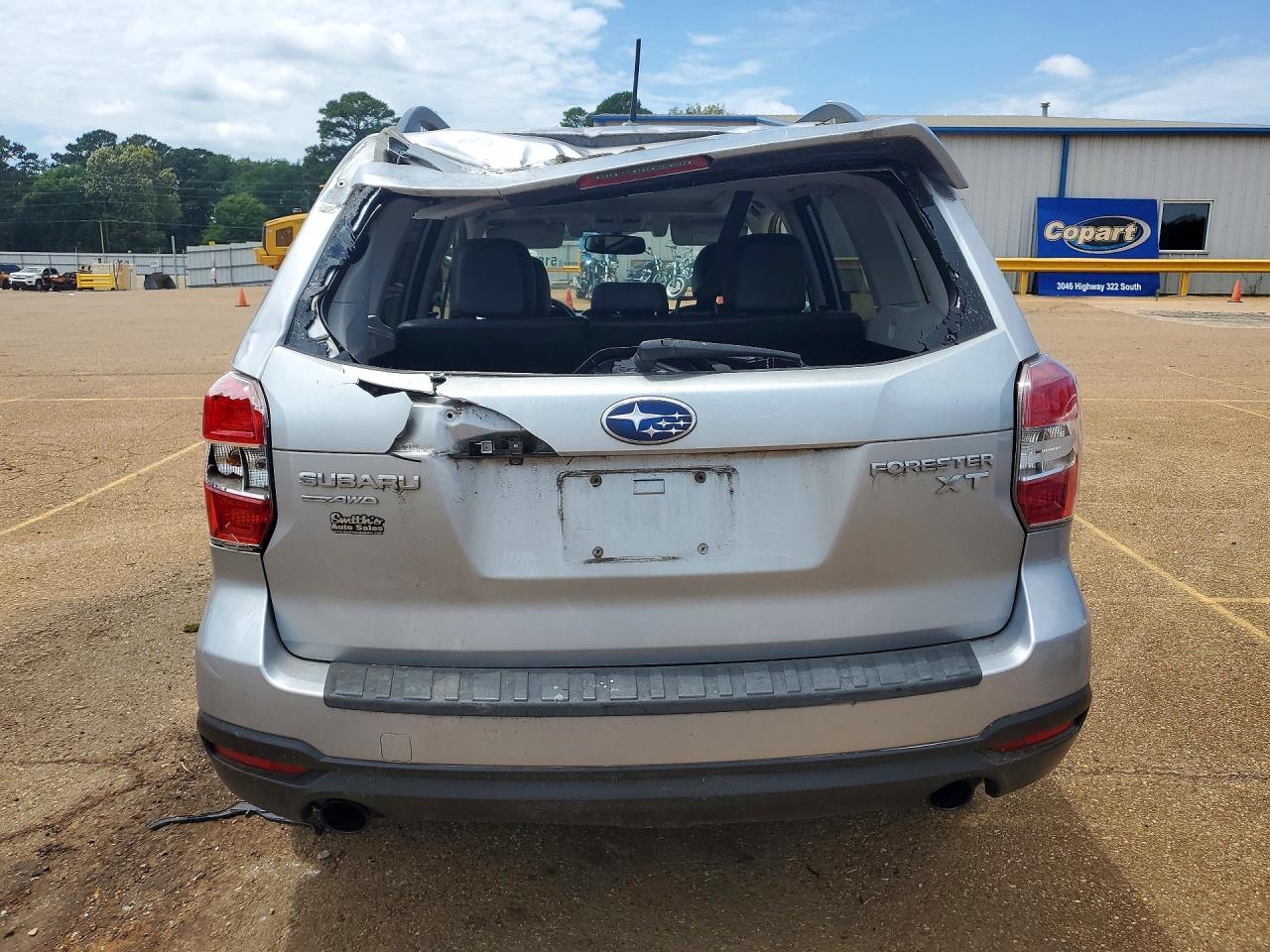 2014 Subaru Forester 2.0xt Touring Gray vin: JF2SJGPC1EH527537