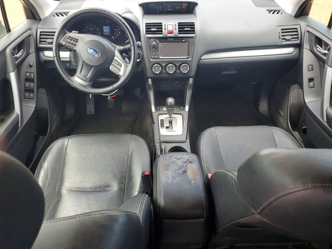 2014 Subaru Forester 2.0xt Touring Gray vin: JF2SJGPC1EH527537