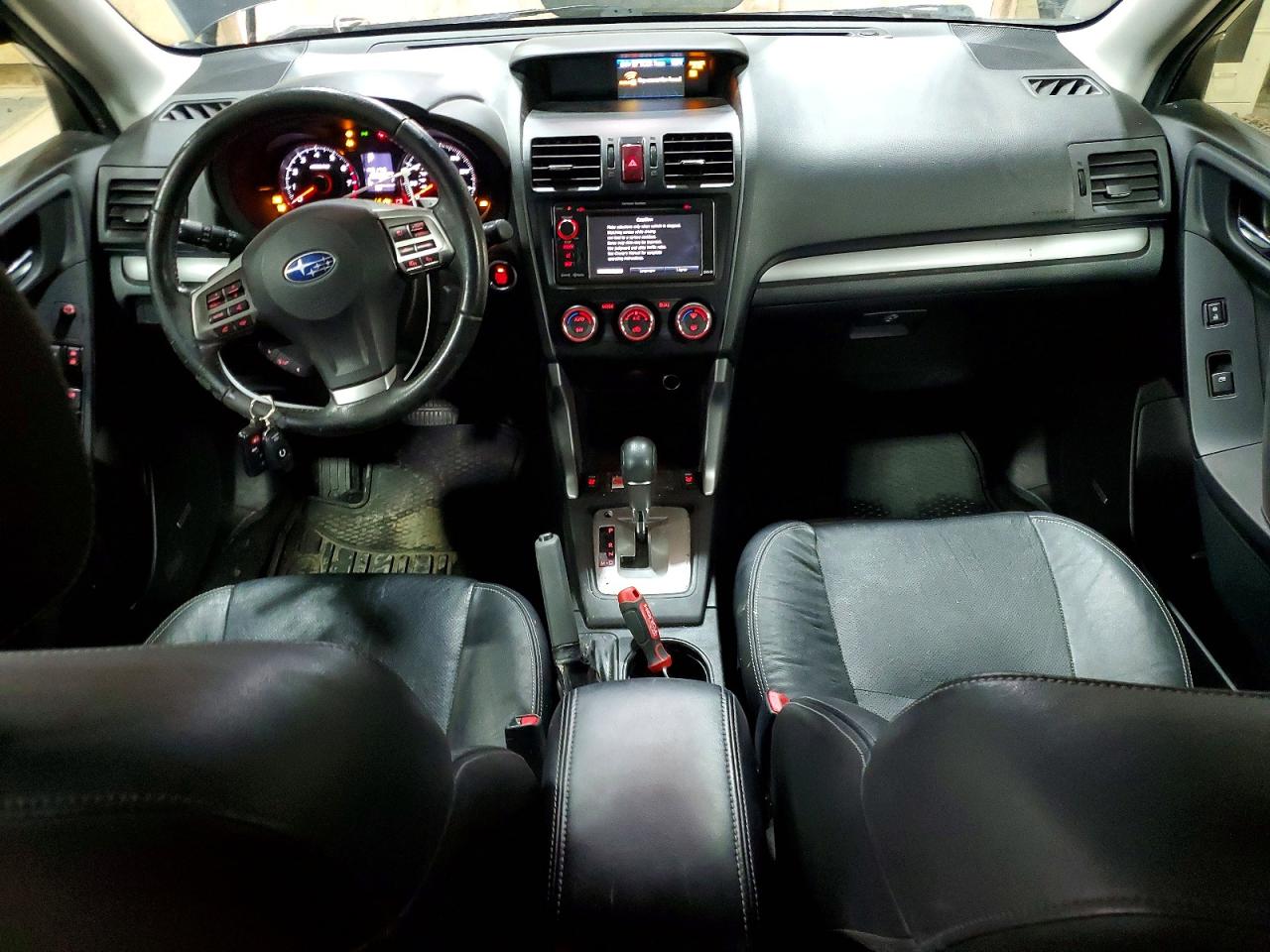 2014 Subaru Forester Черный vin: JF2SJGPC2EH477411