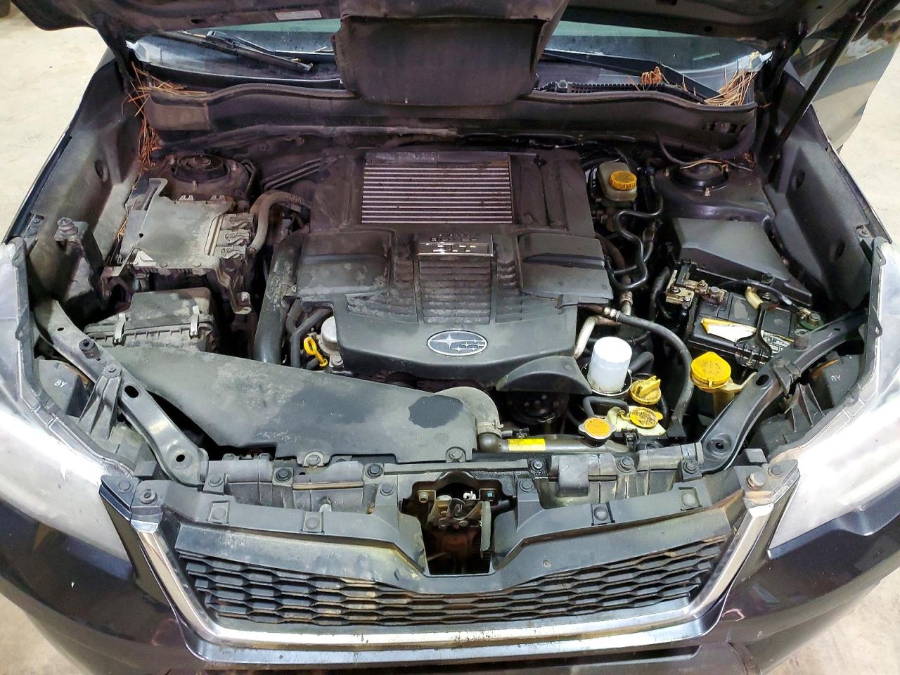 2014 Subaru Forester Черный vin: JF2SJGPC2EH477411