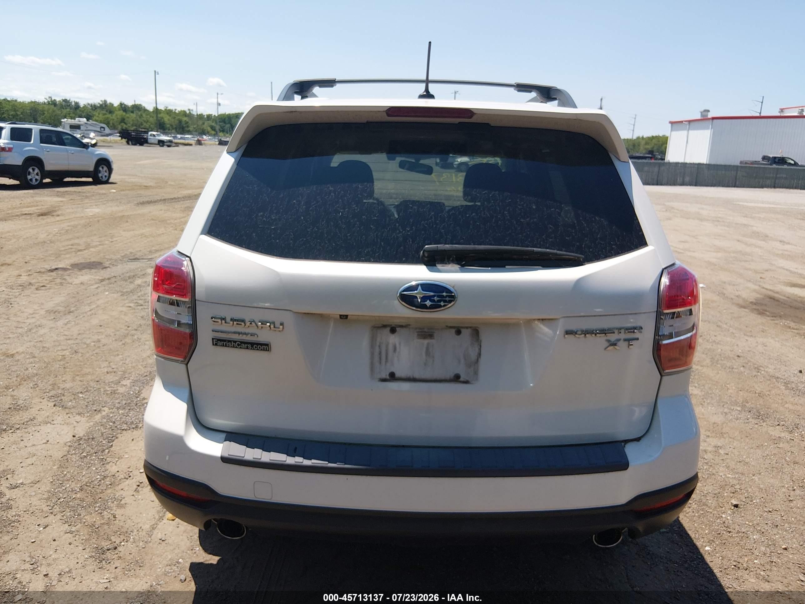 2014 Subaru Forester 2.0xt Touring White vin: JF2SJGPC2EH516367