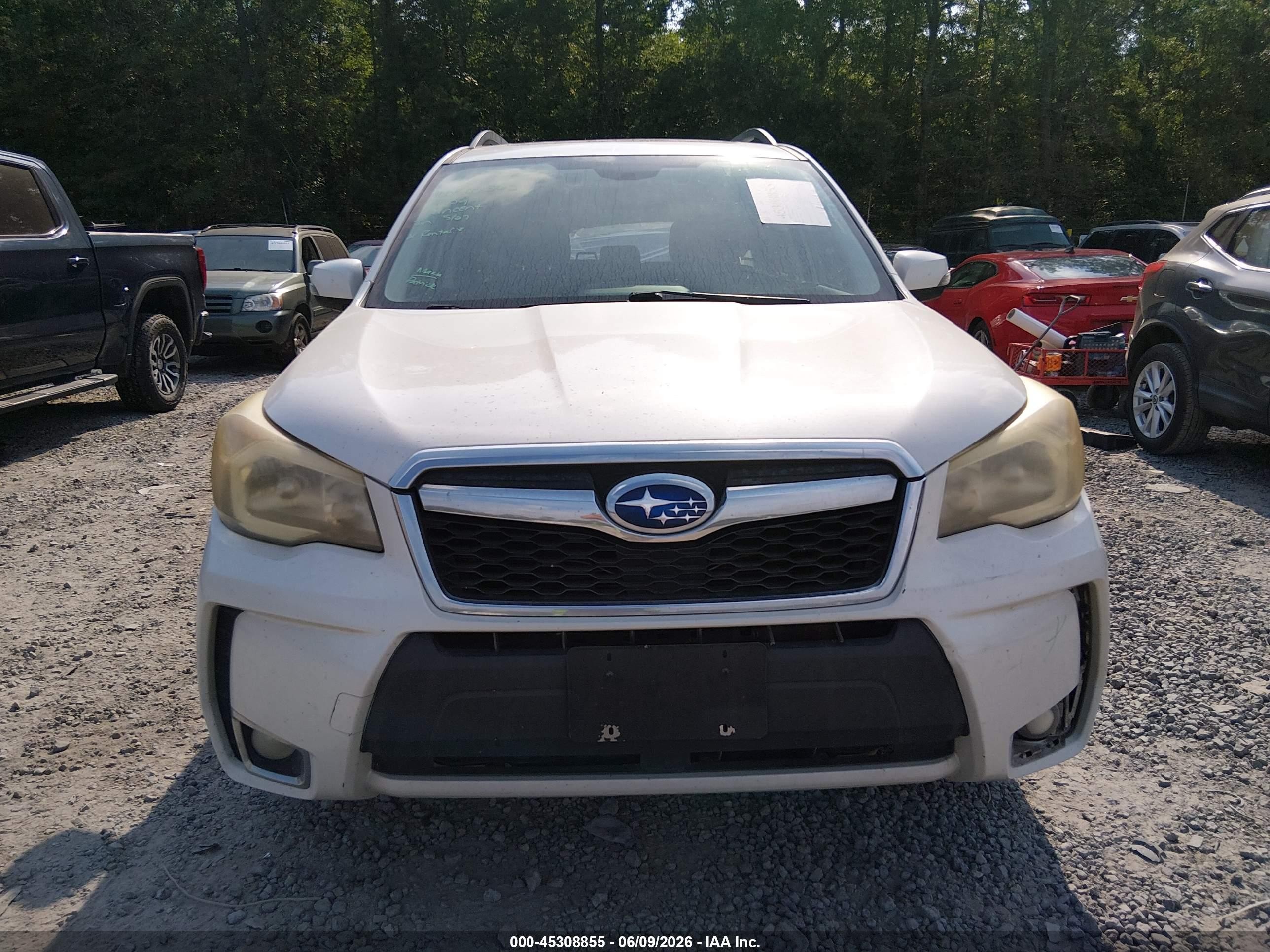 2014 Subaru Forester 2.0xt Touring White vin: JF2SJGPC4EH441171
