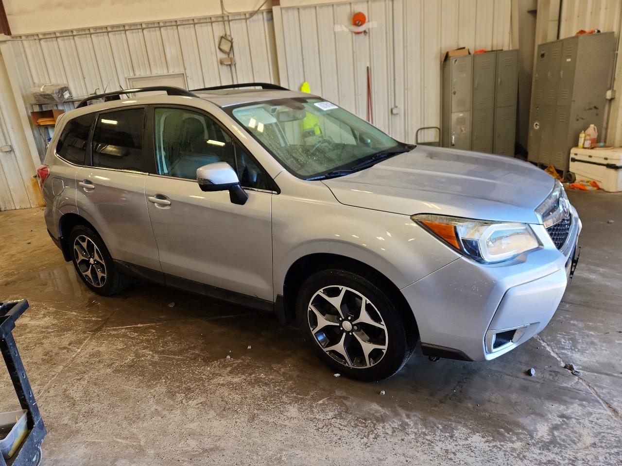 2014 Subaru Forester 2.0xt Touring Silver vin: JF2SJGPC4EH448072
