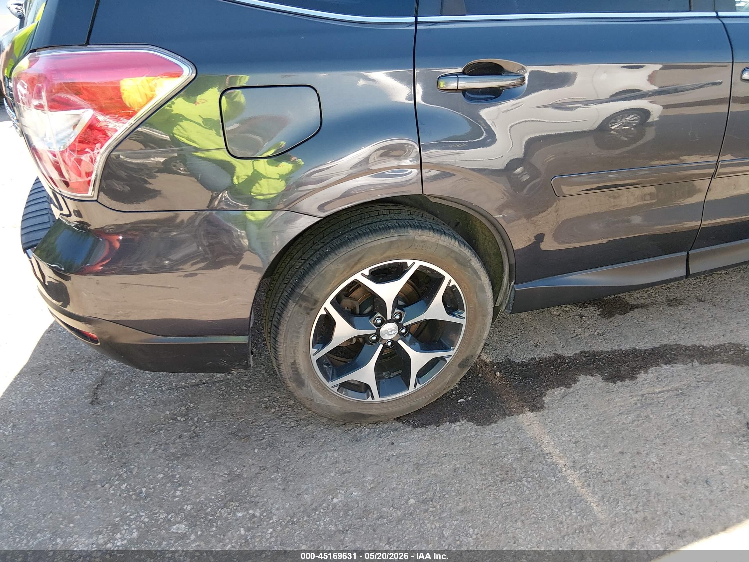 2014 Subaru Forester 2.0xt Touring Gray vin: JF2SJGPC4EH499619