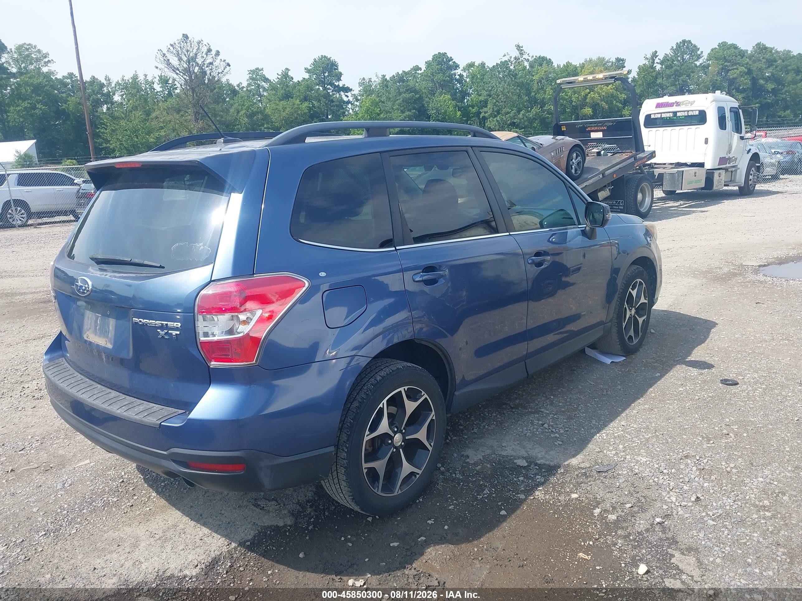 2014 Subaru Forester 2.0xt Touring Синий vin: JF2SJGPC6EH554457