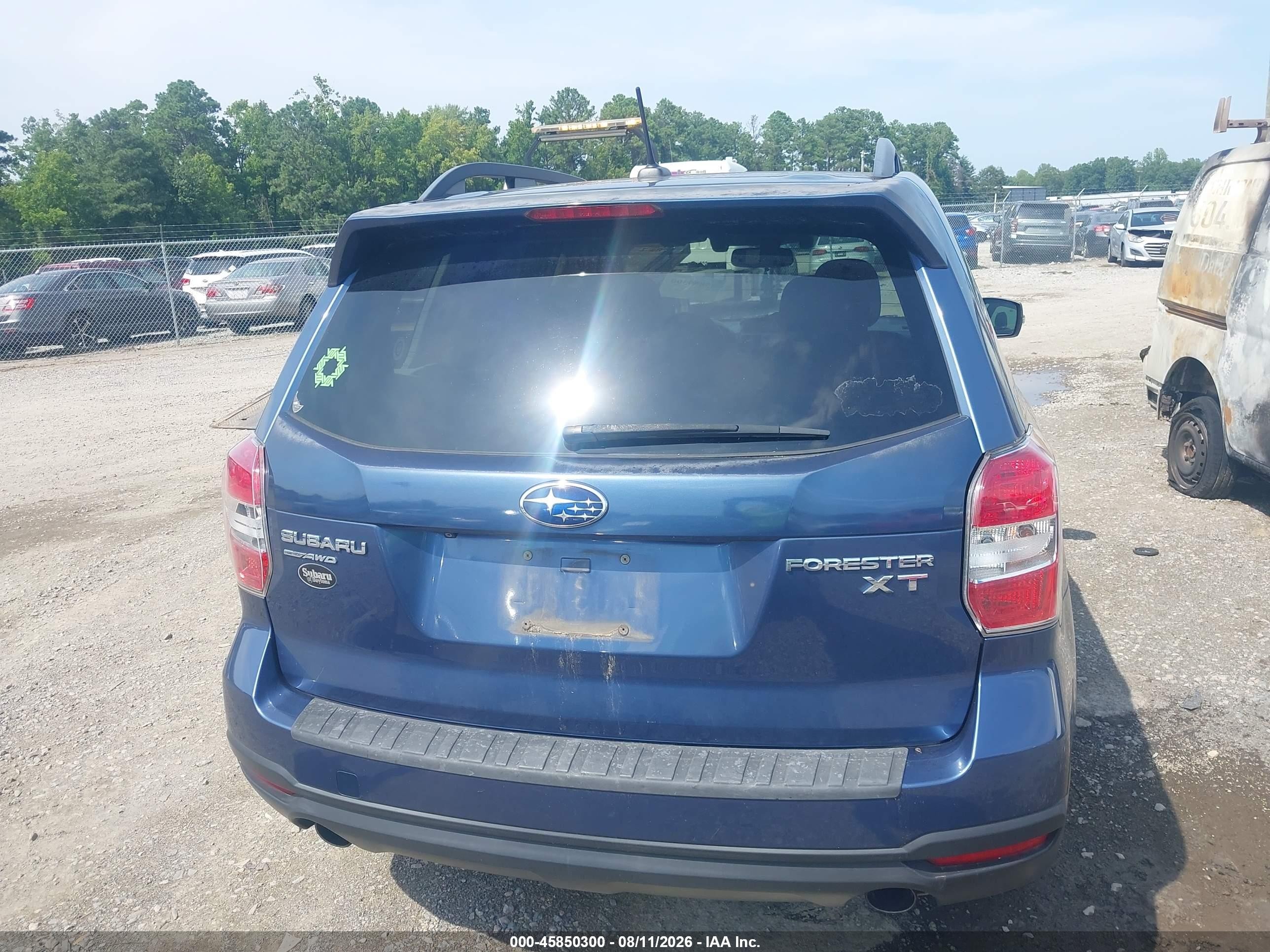 2014 Subaru Forester 2.0xt Touring Синий vin: JF2SJGPC6EH554457