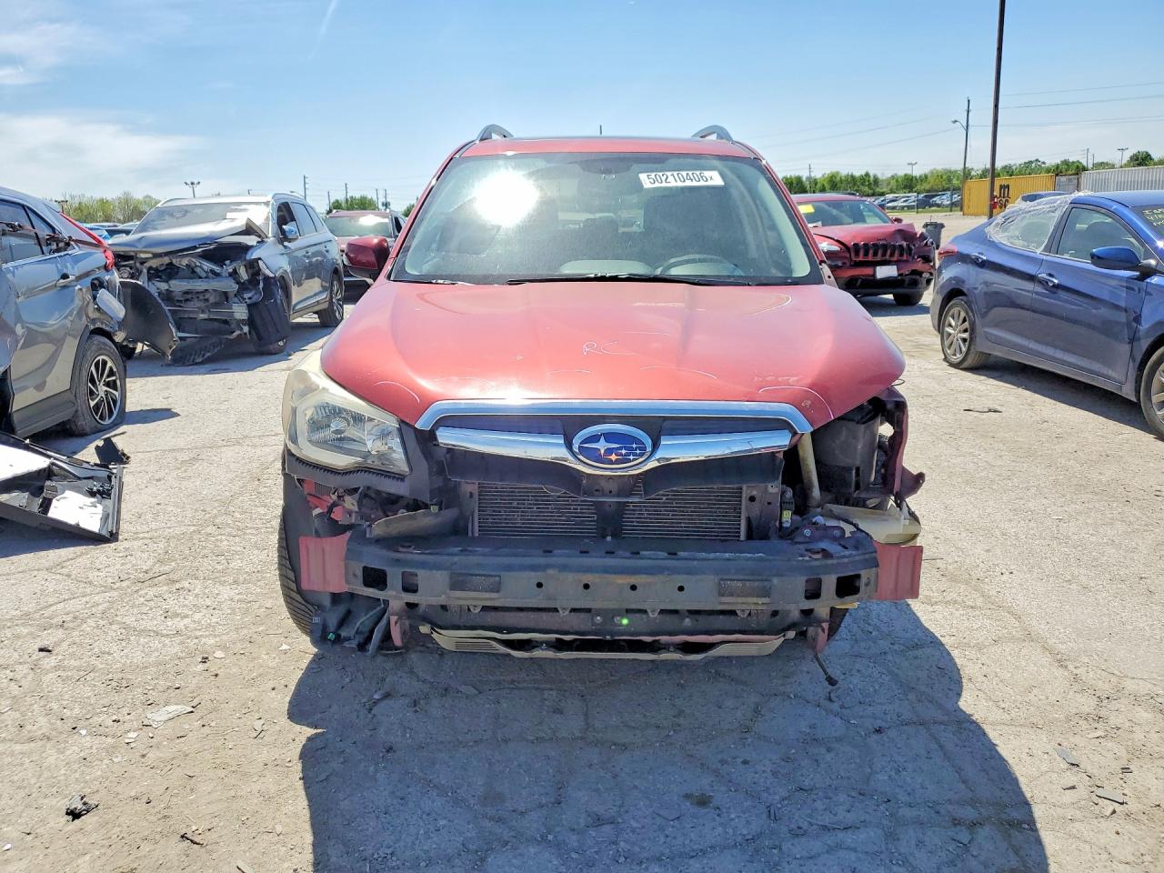 2014 Subaru Forester 2.0xt Touring Red vin: JF2SJGPC7EH559070
