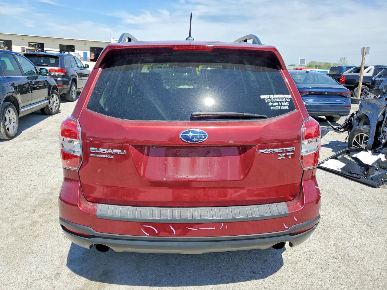 2014 Subaru Forester 2.0xt Touring Red vin: JF2SJGPC7EH559070