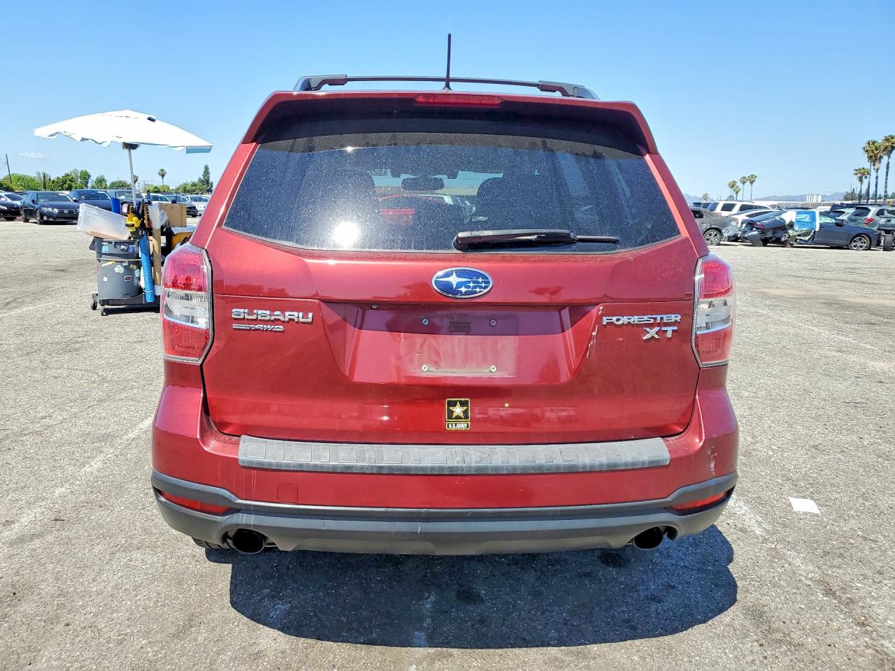 2014 Subaru Forester 2.0xt Touring Burgundy vin: JF2SJGPC8EH479292