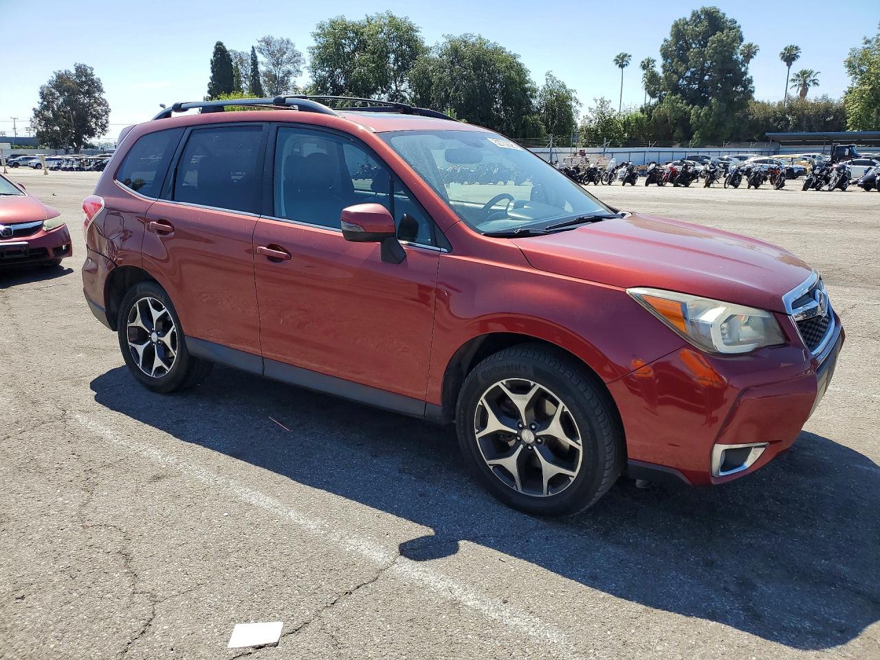 2014 Subaru Forester 2.0xt Touring Burgundy vin: JF2SJGPC8EH479292