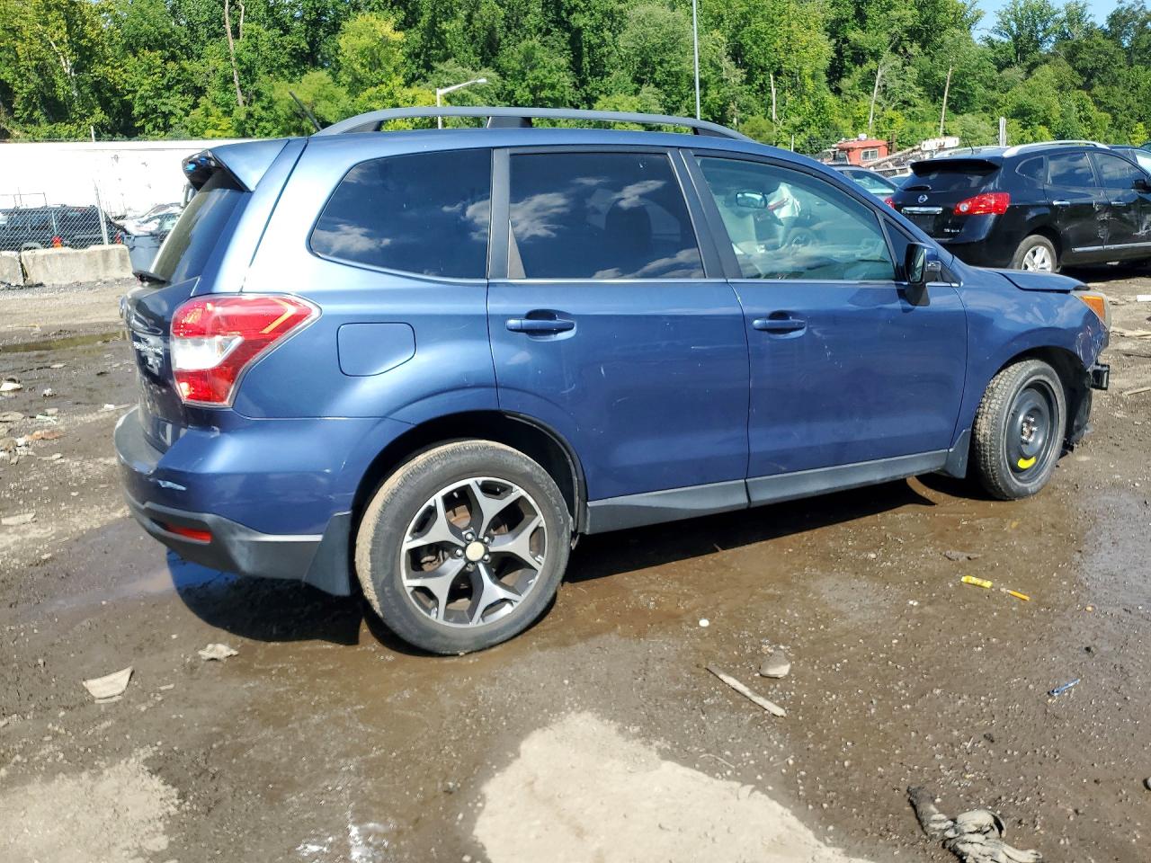 2014 Subaru Forester 2.0xt Touring Blue vin: JF2SJGPC9EH545638