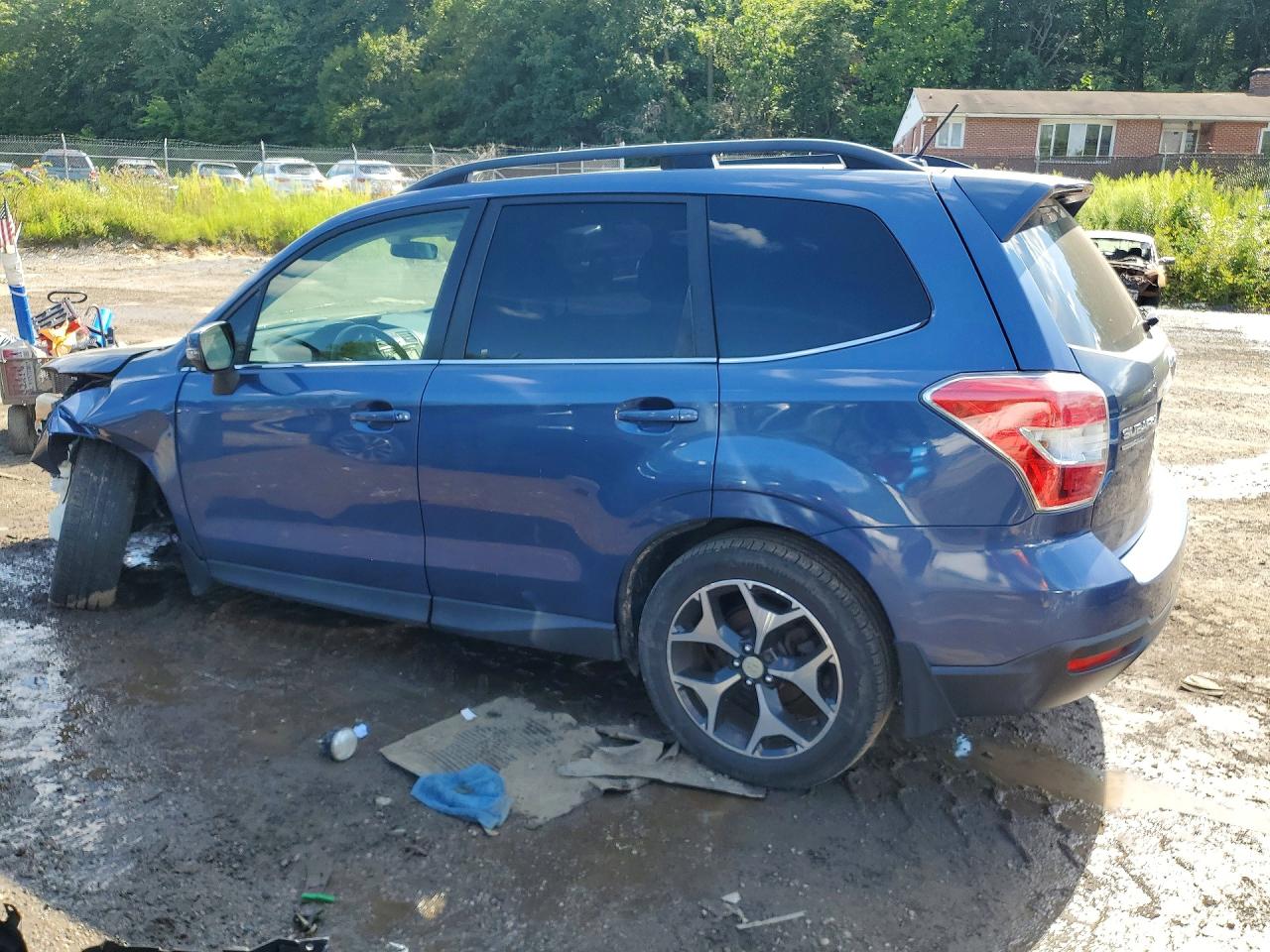 2014 Subaru Forester 2.0xt Touring Blue vin: JF2SJGPC9EH545638