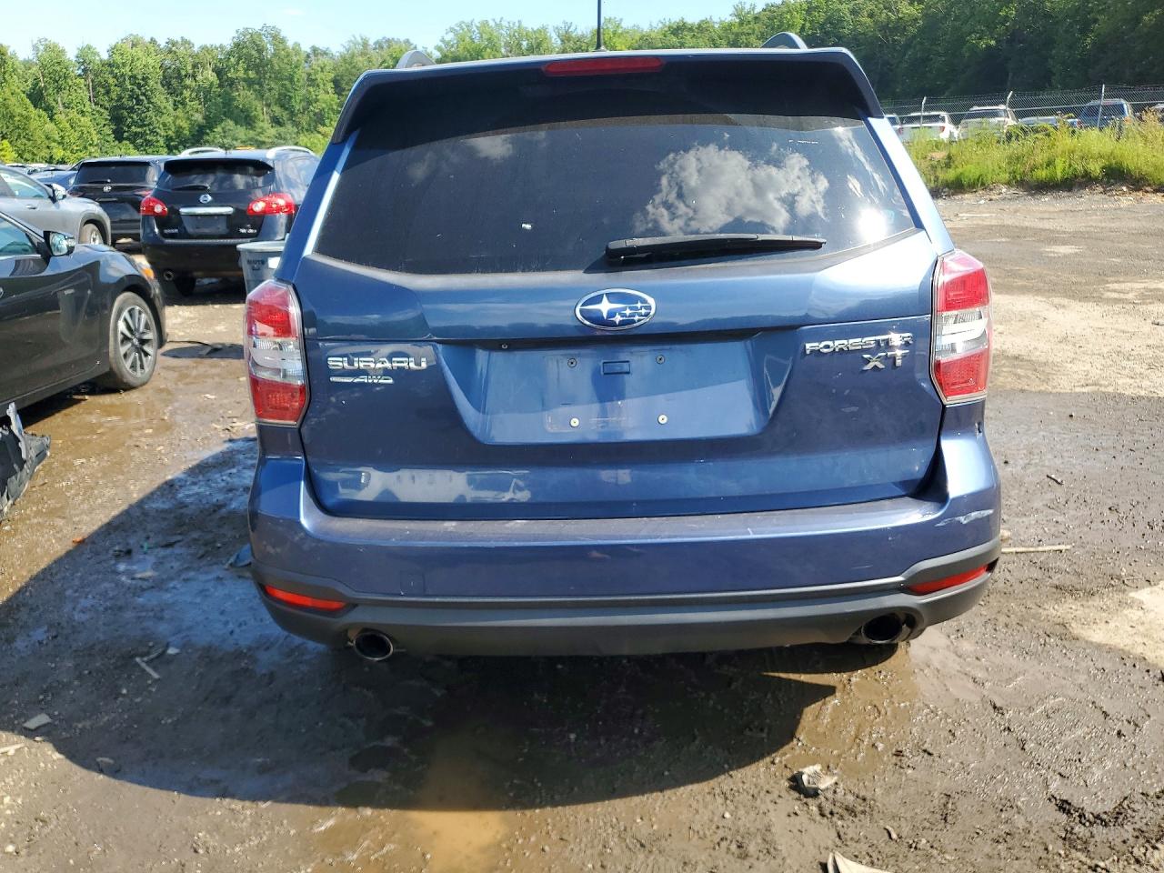 2014 Subaru Forester 2.0xt Touring Blue vin: JF2SJGPC9EH545638