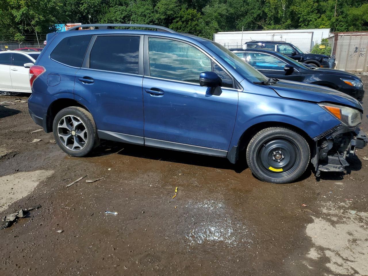 2014 Subaru Forester 2.0xt Touring Blue vin: JF2SJGPC9EH545638