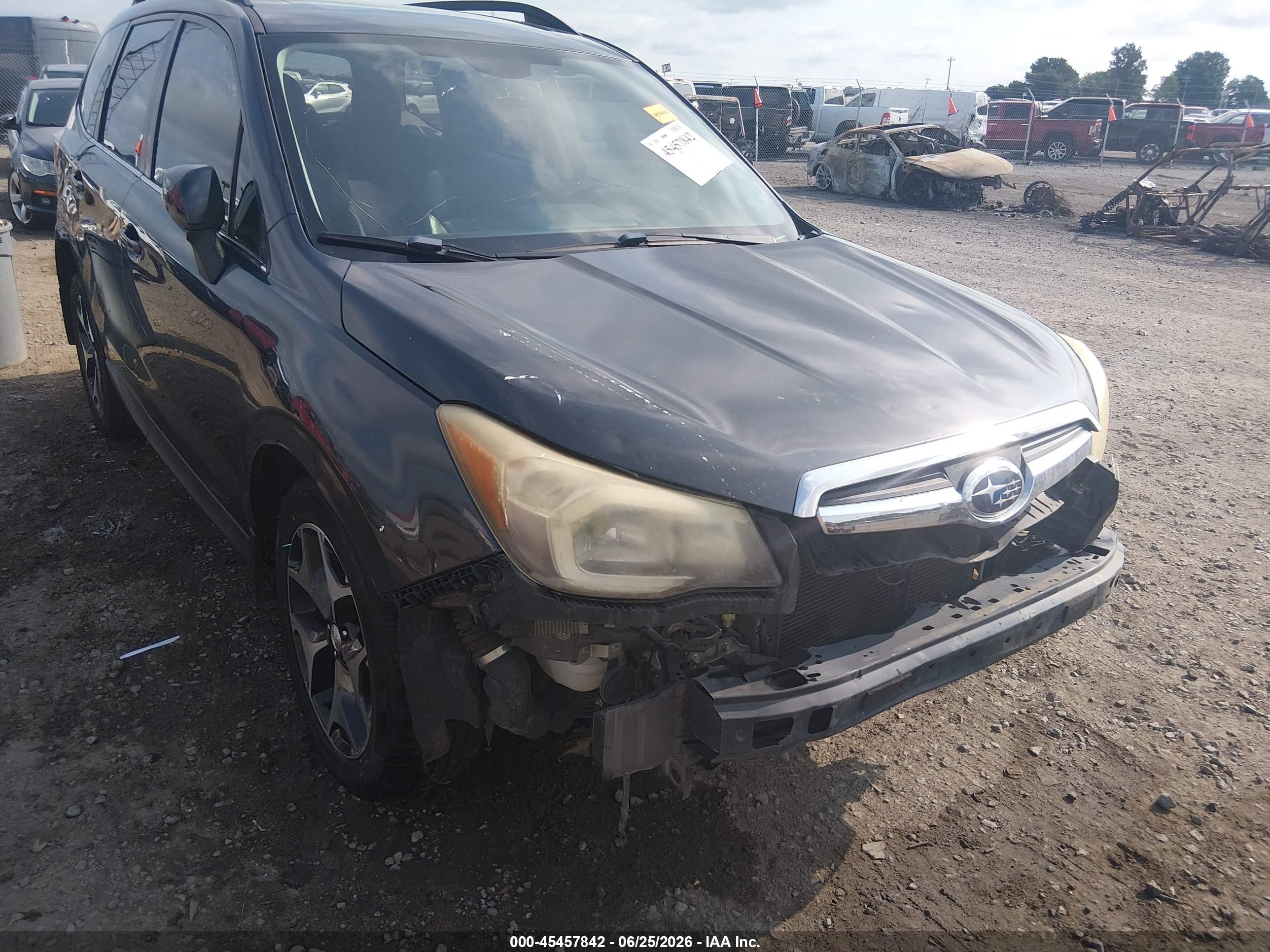2014 Subaru Forester 2.0xt Touring Серый vin: JF2SJGPCXEH447184