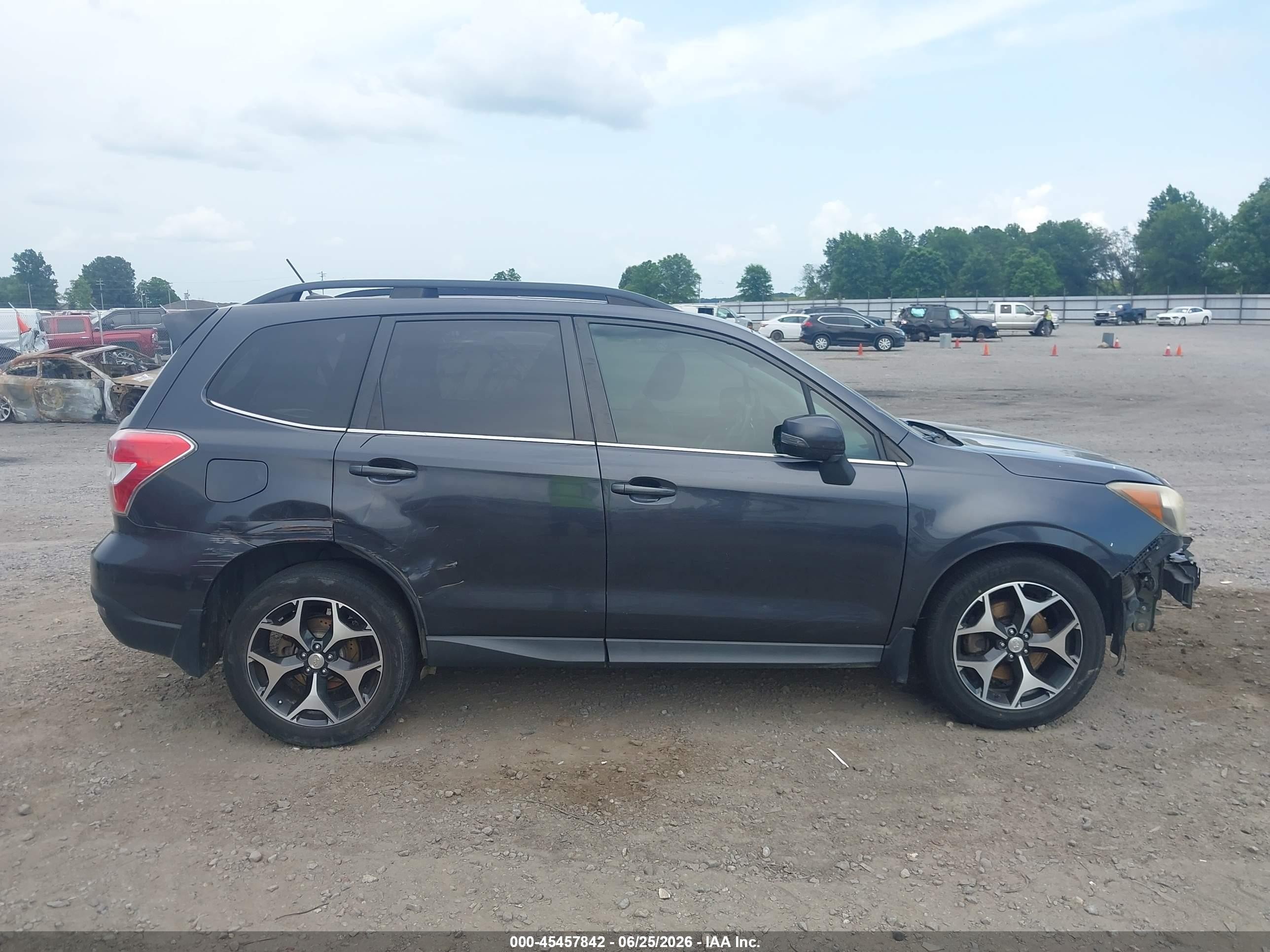 2014 Subaru Forester 2.0xt Touring Серый vin: JF2SJGPCXEH447184