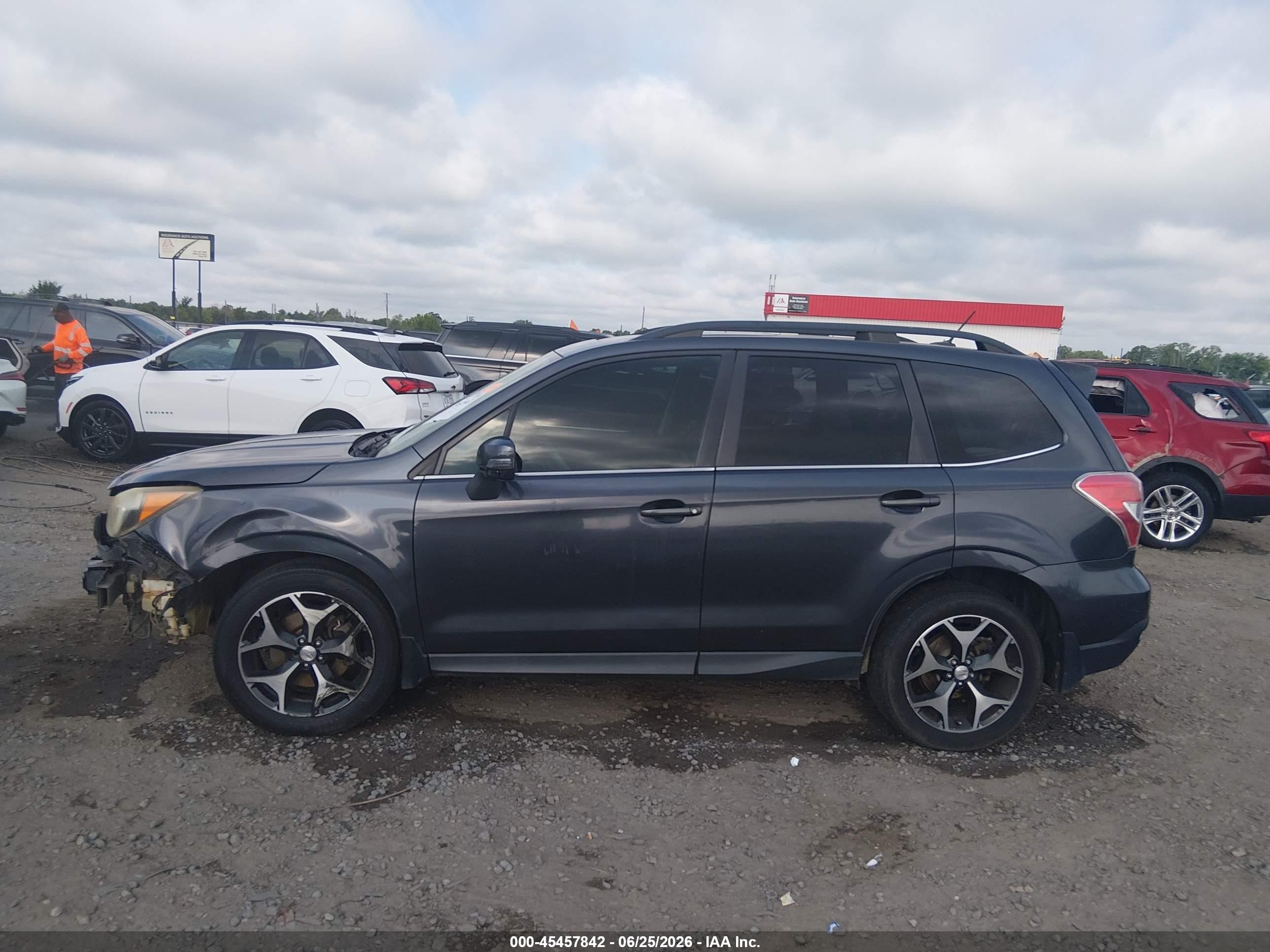 2014 Subaru Forester 2.0xt Touring Серый vin: JF2SJGPCXEH447184