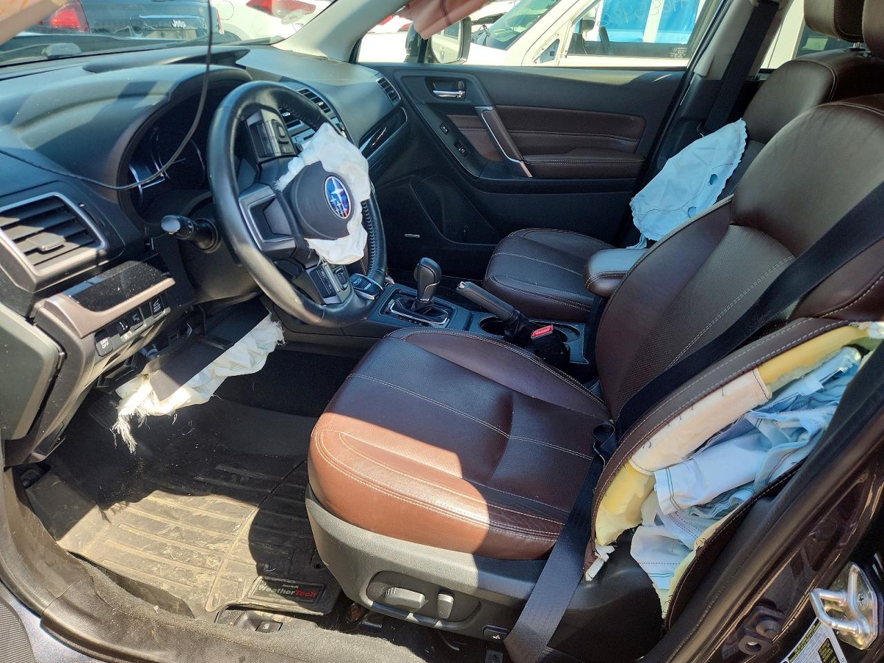 2017 Subaru Forester 2.0xt Touring Gray vin: JF2SJGTC7HH444608