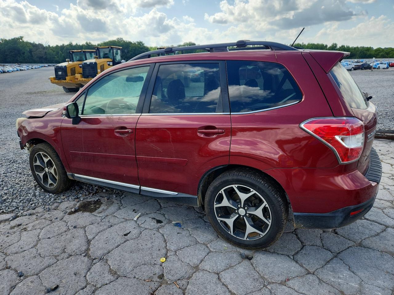 2015 Subaru Forester 2.0xt Touring Maroon vin: JF2SJGUC3FH539646