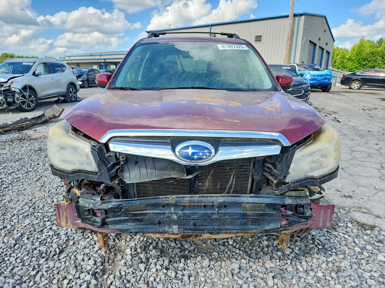 2015 Subaru Forester 2.0xt Touring Maroon vin: JF2SJGUC3FH539646